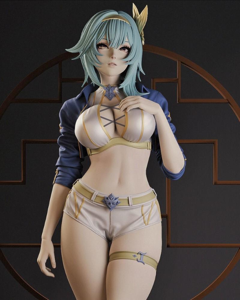 Figure Eula - Genshin Impact - 1/7 Scale - Garage Kit Resin