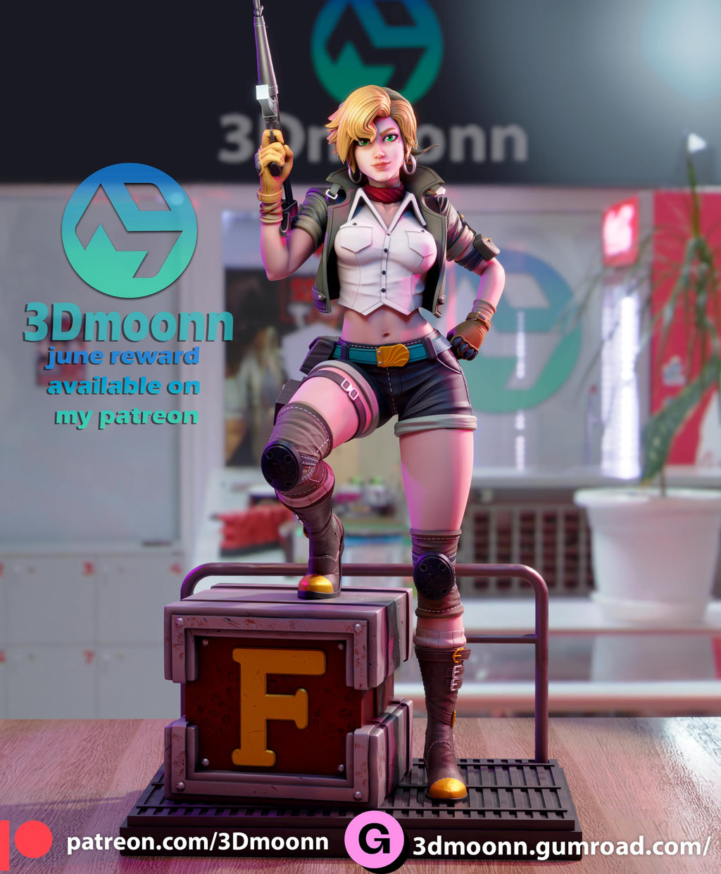Figure Eri Kasamoto - Metal slug - 1/7 Scale - Garage Kit