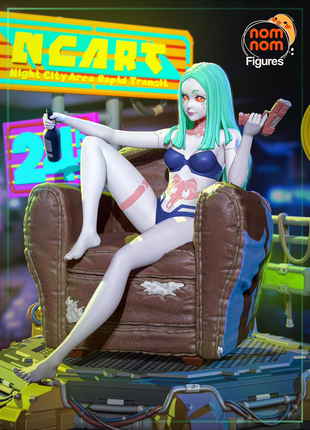 Figure Rebecca - Cyberpunk Edgerunners - 1/8 Scale - Garage Kit