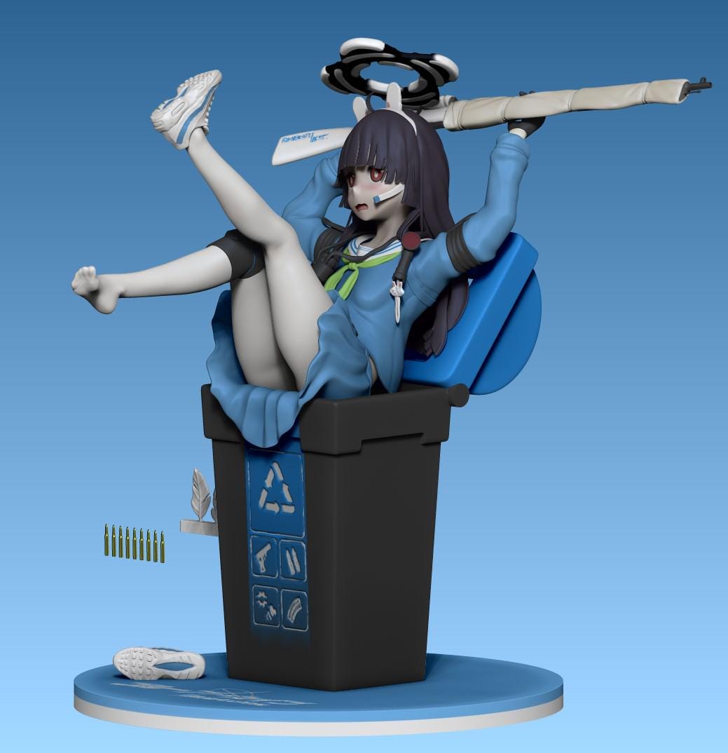 Figure Miyu - Blue Archive - 1/7 Scale - Garage Kit
