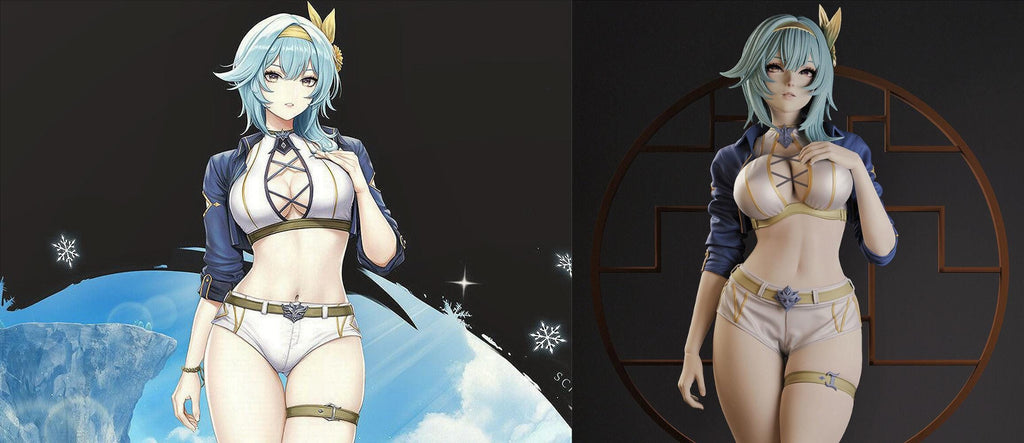 Figure Eula - Genshin Impact - 1/7 Scale - Garage Kit Resin