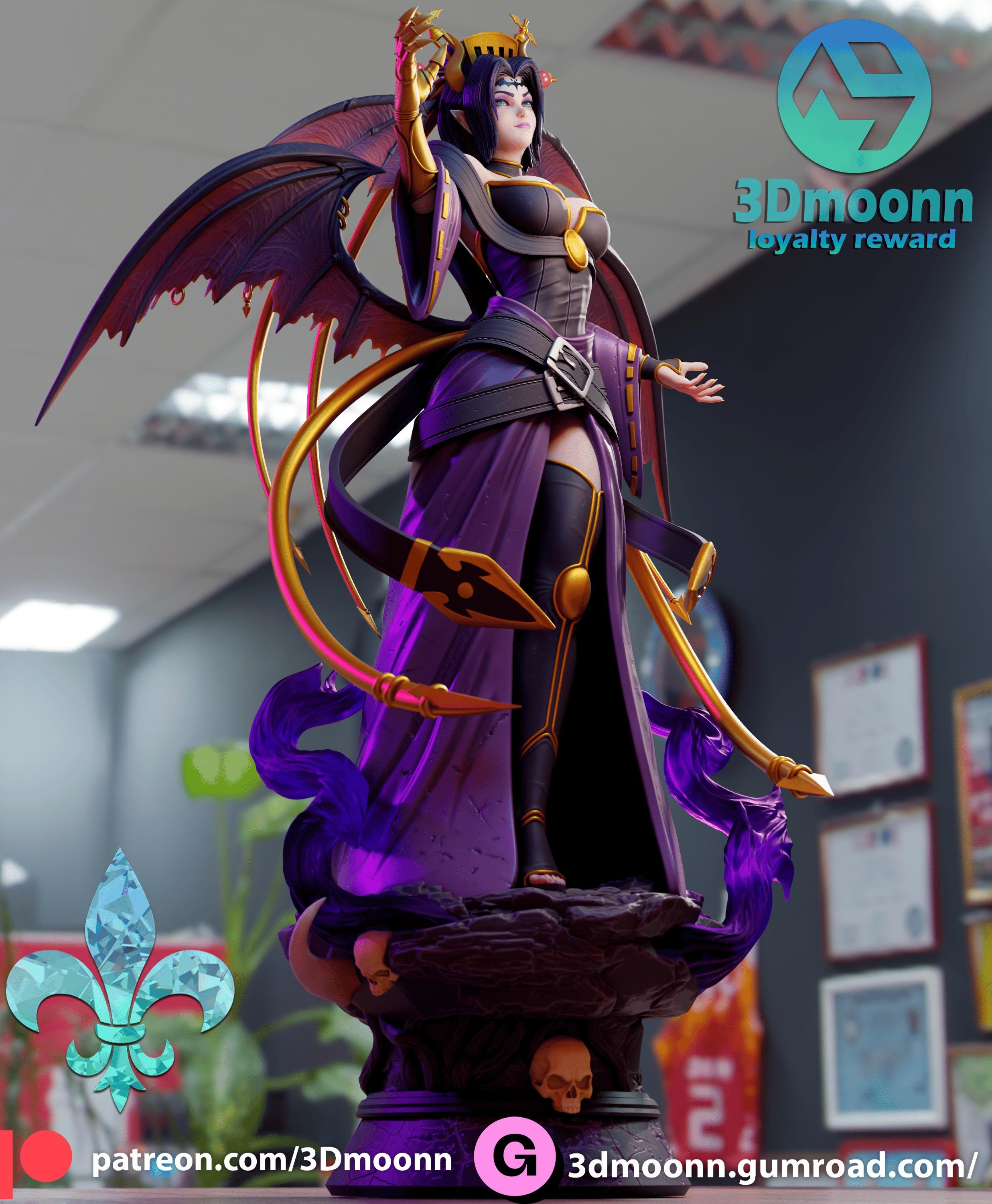 Figure Lilithmon - Digimon - 1/7 Scale - Garage Kit Resin