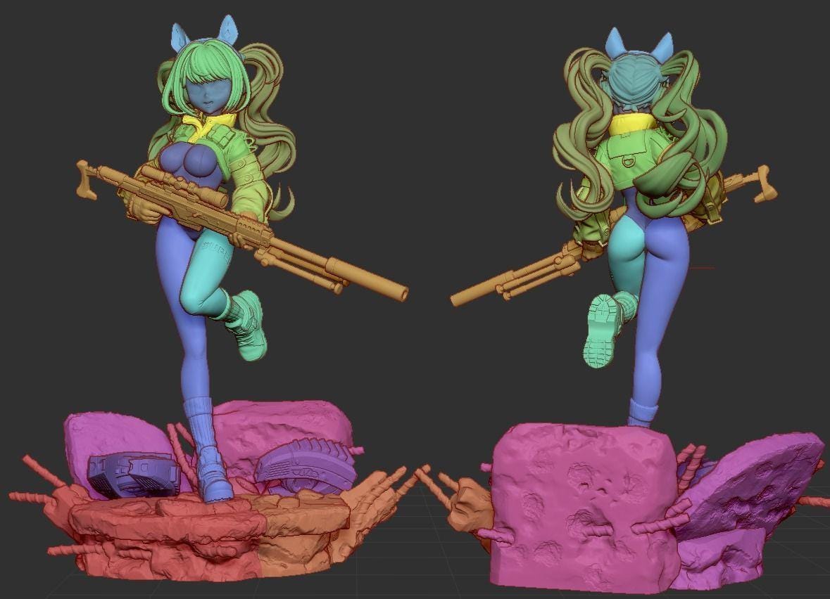 Figure Alice - Goddess of Victory: Nikke - 1/7 Scale - Garage Kit Resin