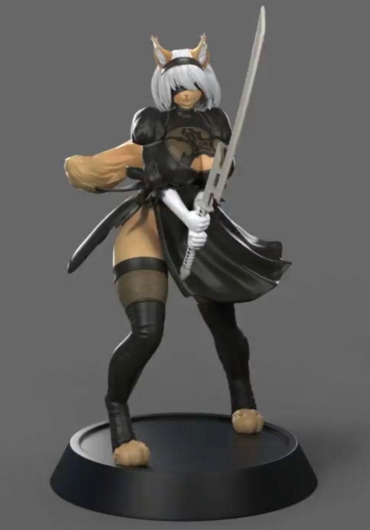 Figure 2B - NieR: Automata - 1/8 Scale - Garage Kit