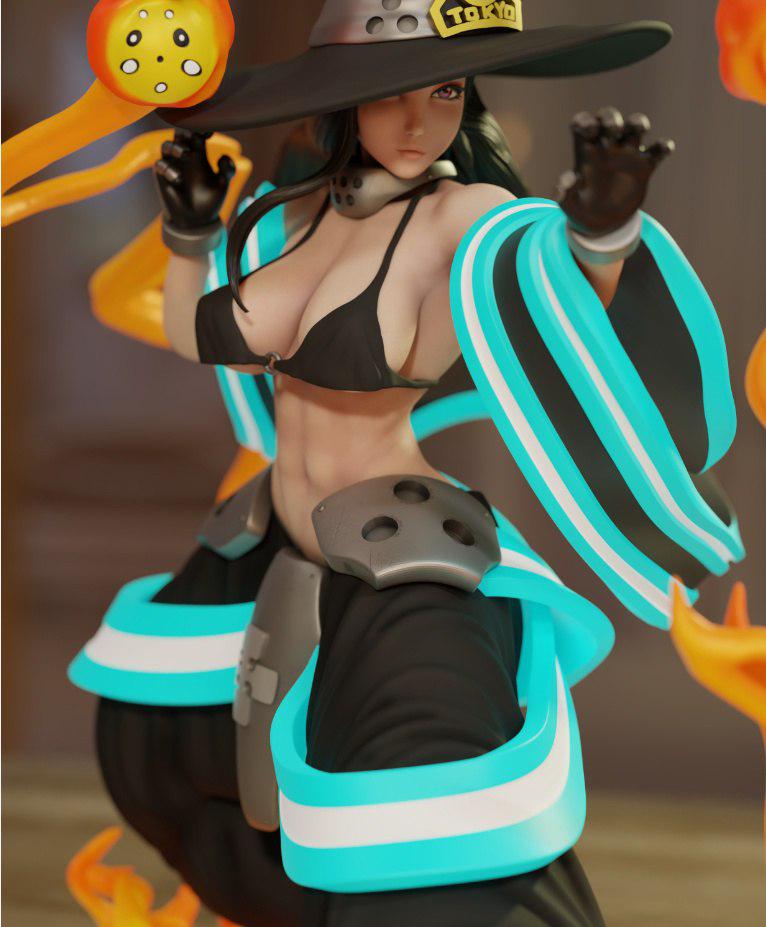 Figure Maki Oze - Fire Force - 1/7 Scale - Garage Kit