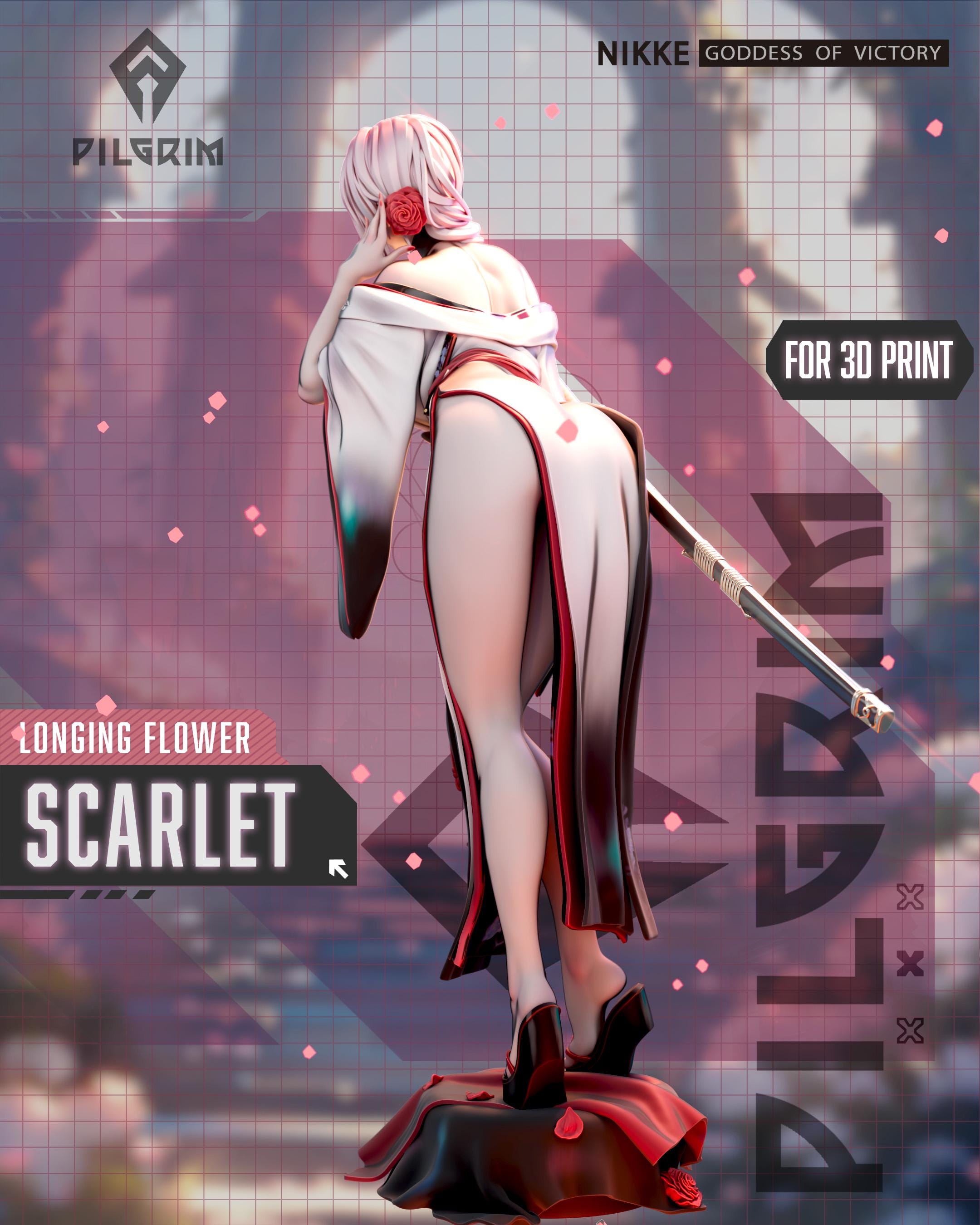 Figure Scarlet Longing Flower - Goddess of Victory: Nikke - 1/7 Scale - Garage Kit Resin