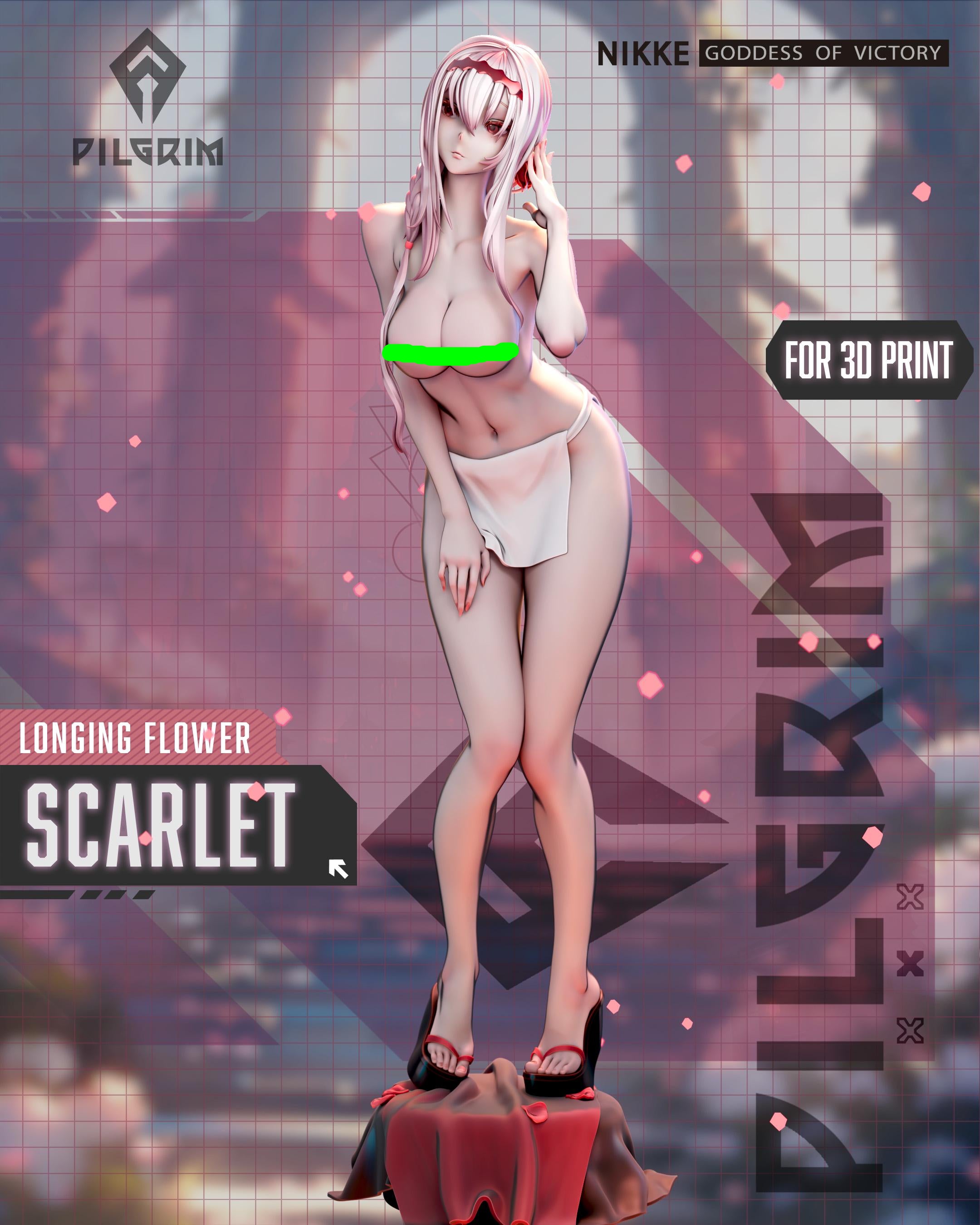 Figure Scarlet Longing Flower - Goddess of Victory: Nikke - 1/7 Scale - Garage Kit Resin