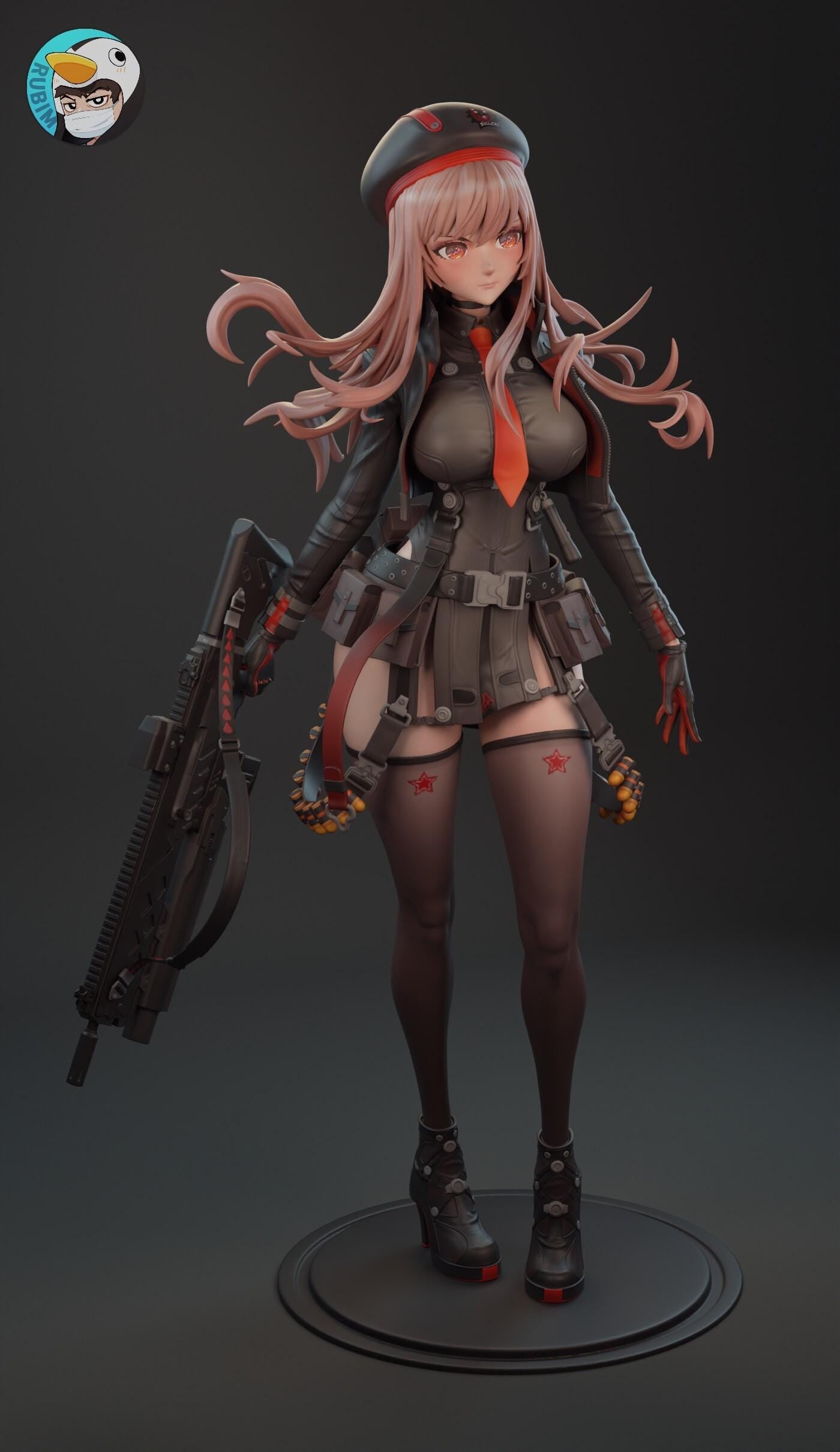 Figure Rapi - Goddess of Victory: Nikke - 1/7 Scale - Garage Kit