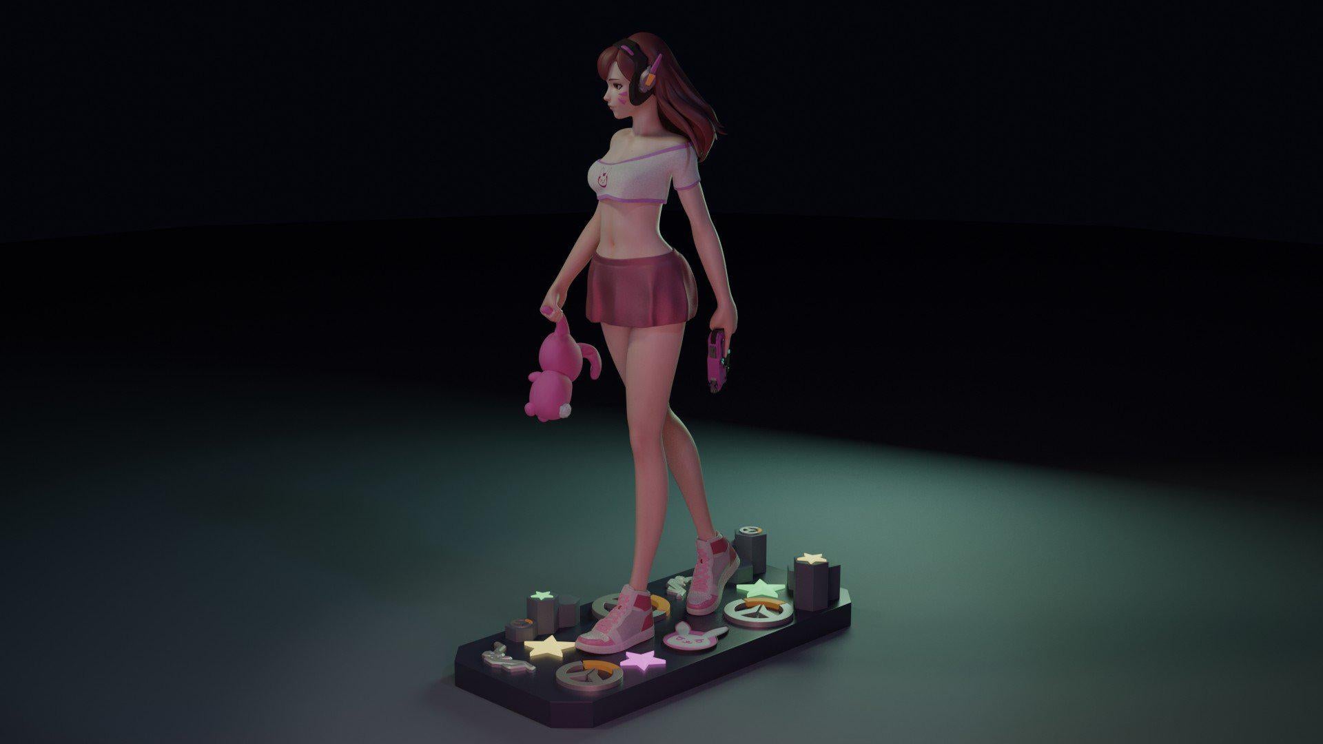 Figure D.Va - Overwatch - 1/7 Scale - Garage Kit Resin