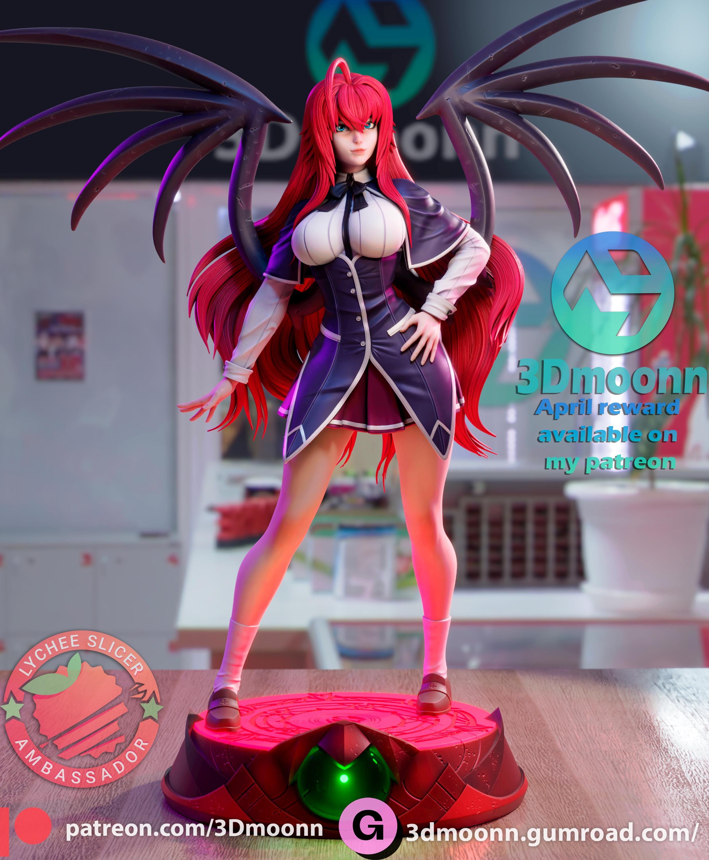Figure Rias Gremory - 1/7 Scale - Garage Kit Resin