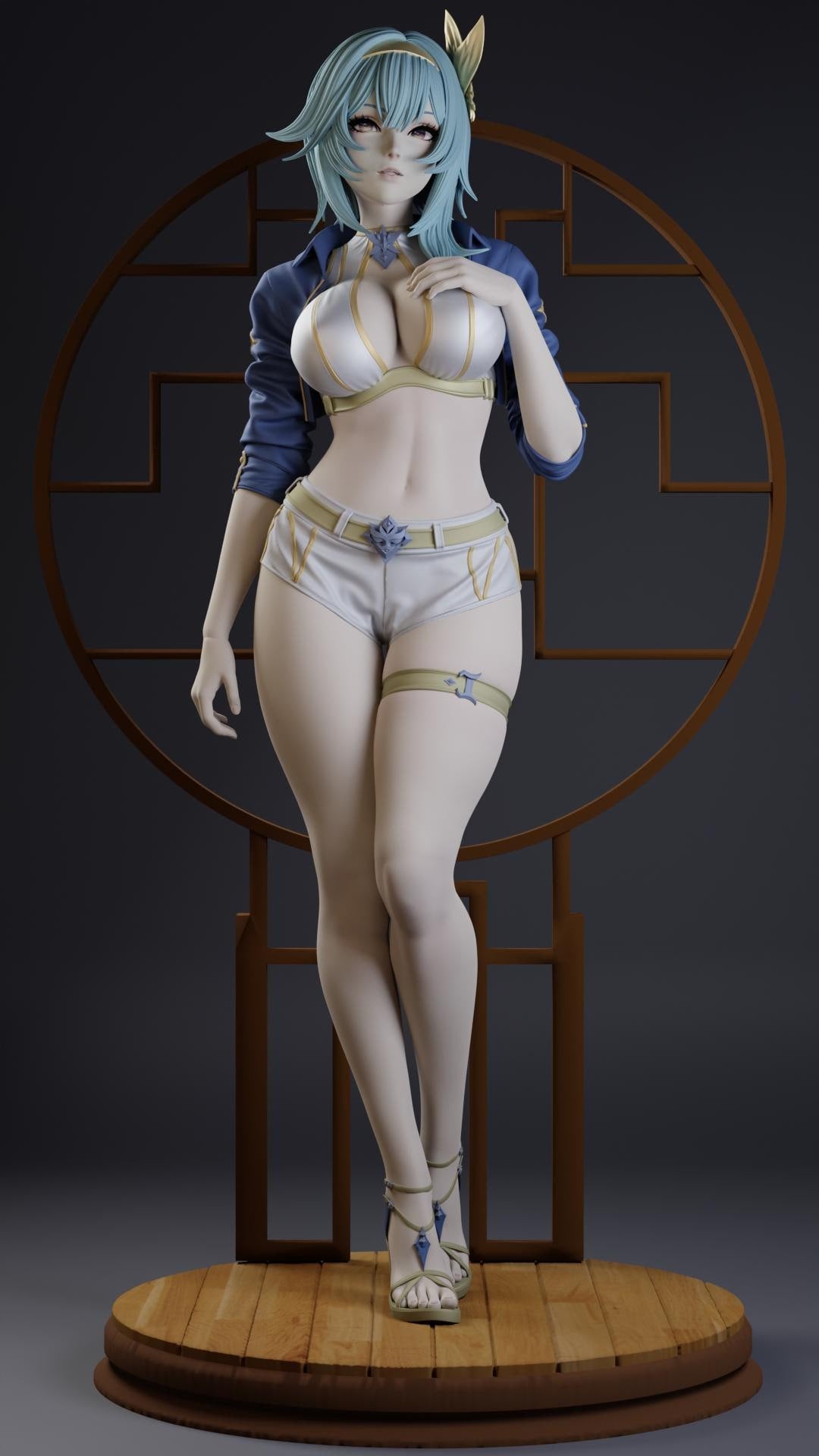 Figure Eula - Genshin Impact - 1/7 Scale - Garage Kit Resin
