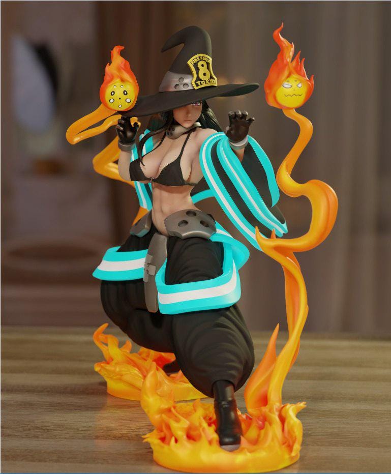 Figure Maki Oze - Fire Force - 1/7 Scale - Garage Kit