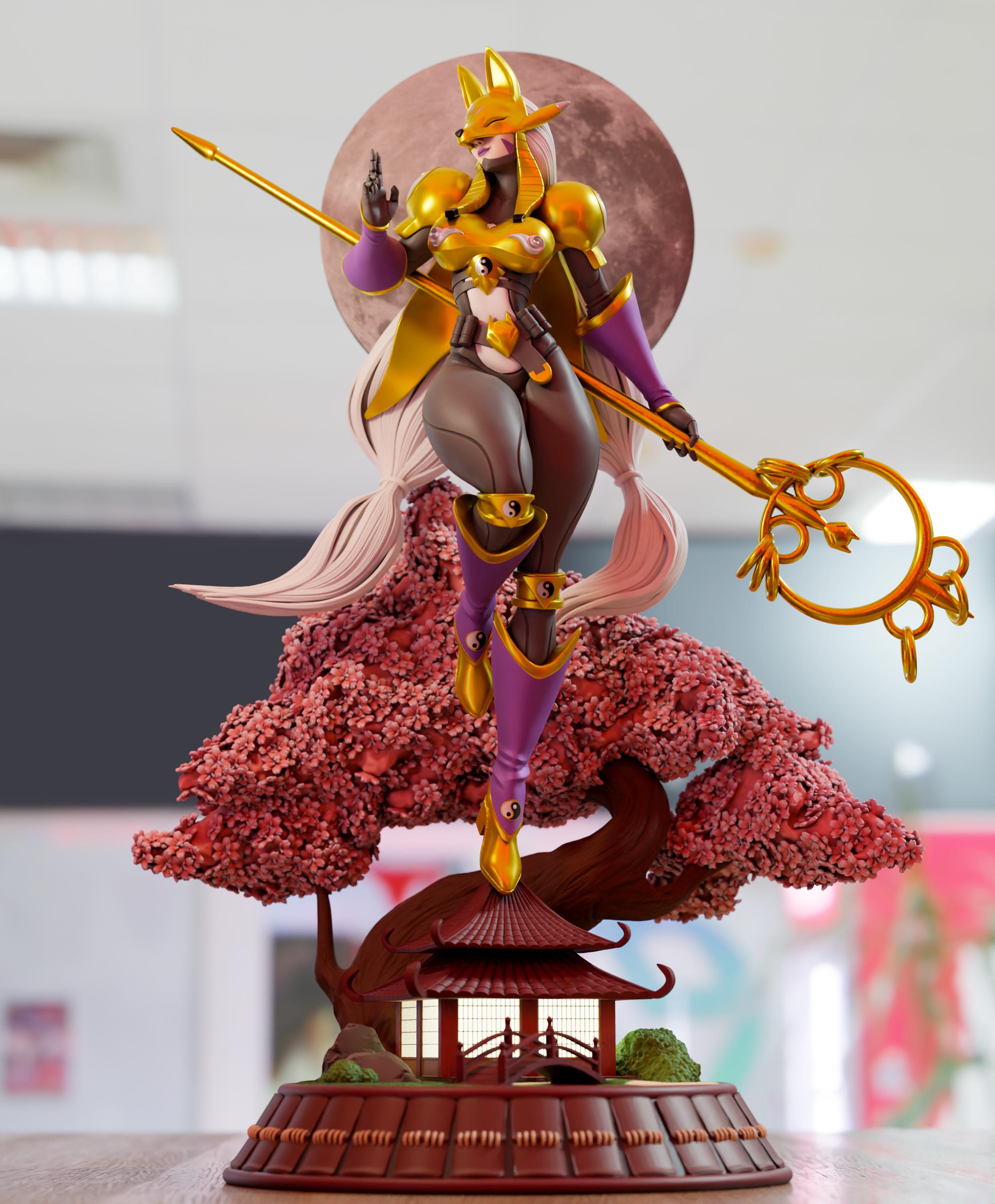 Figure Sakuyamon - Digimon - 1/6 Scale - Garage Kit