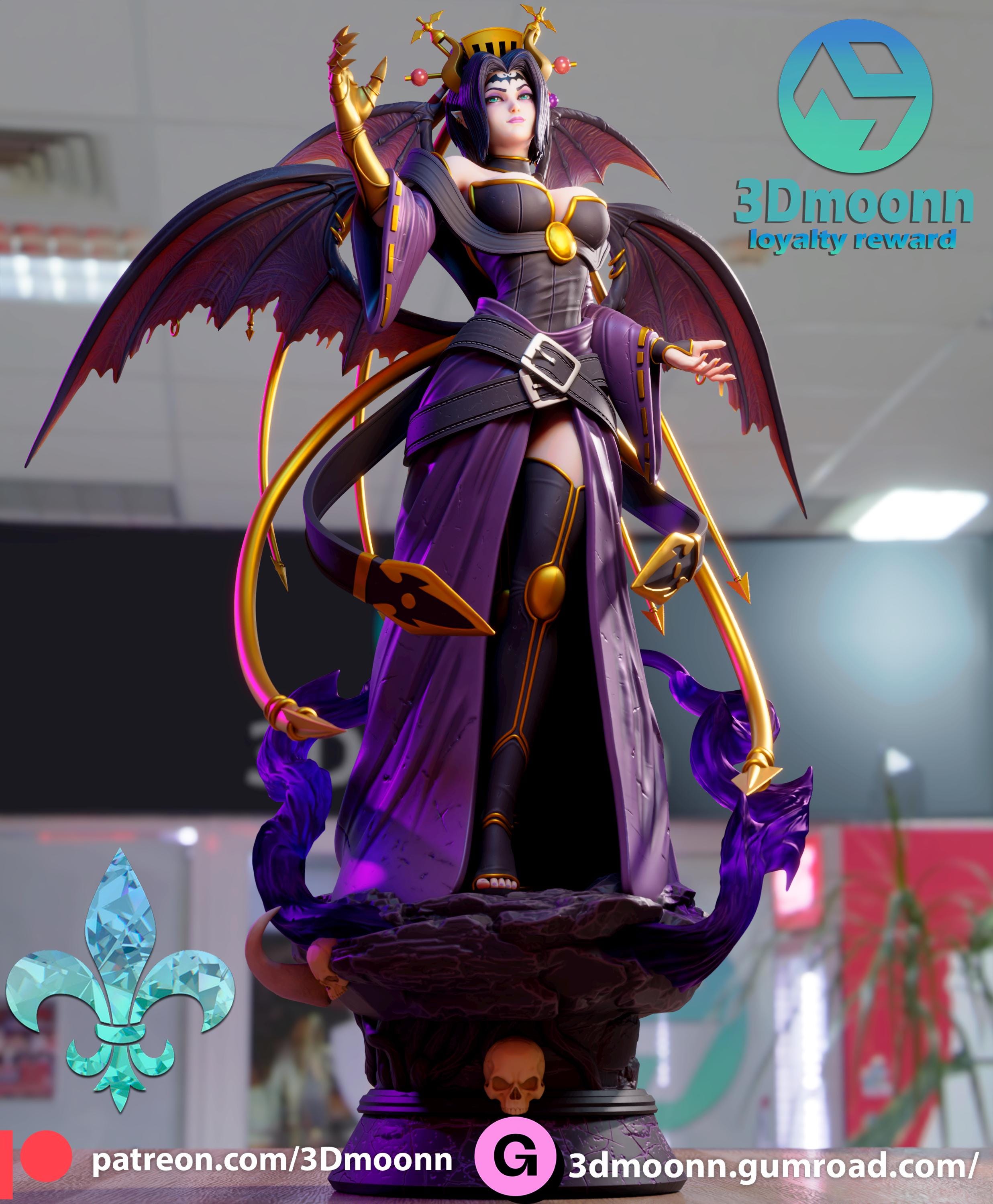 Figure Lilithmon - Digimon - 1/7 Scale - Garage Kit Resin