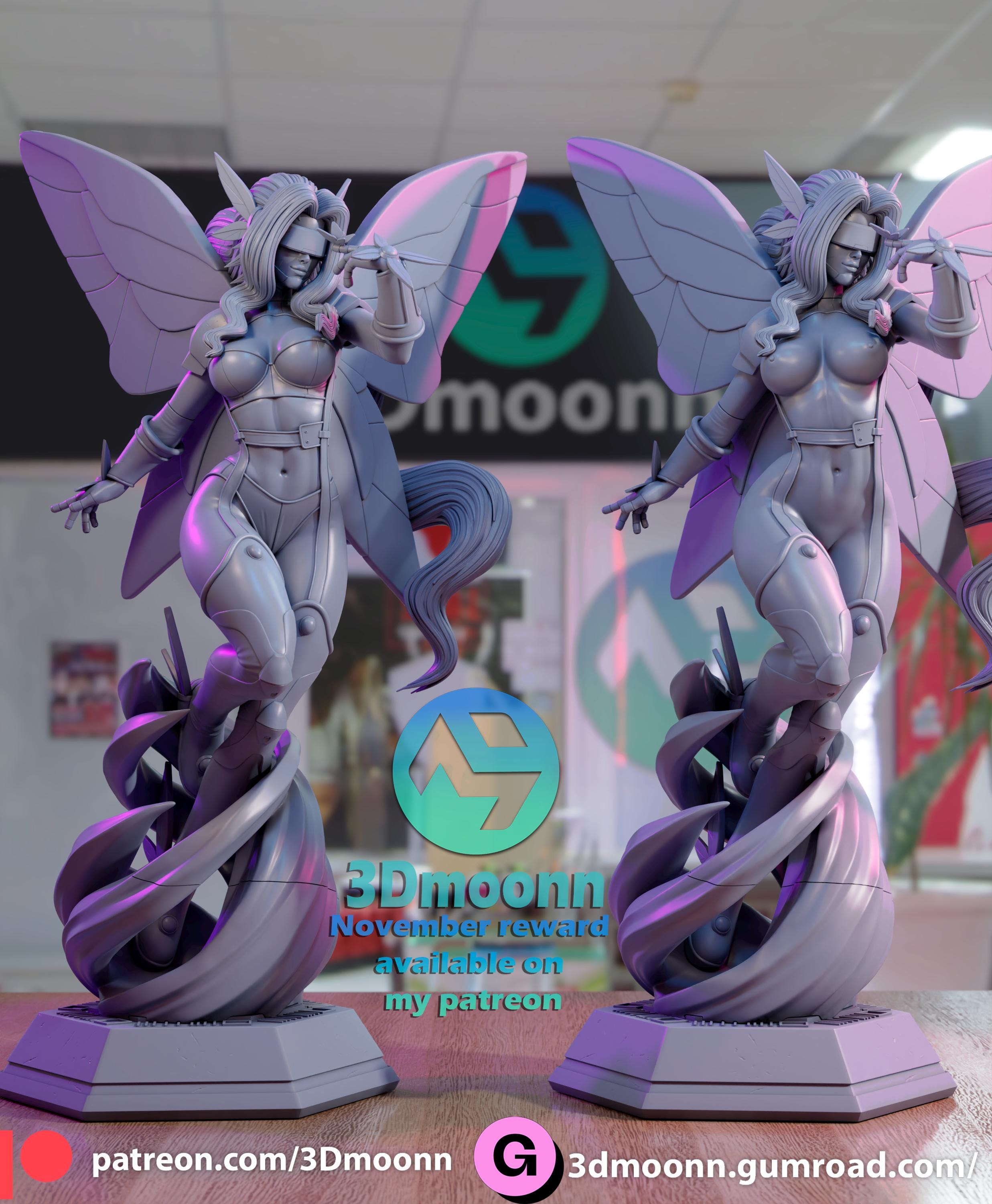 Figure Kazemon - Digimon - 1/7 Scale - Garage Kit
