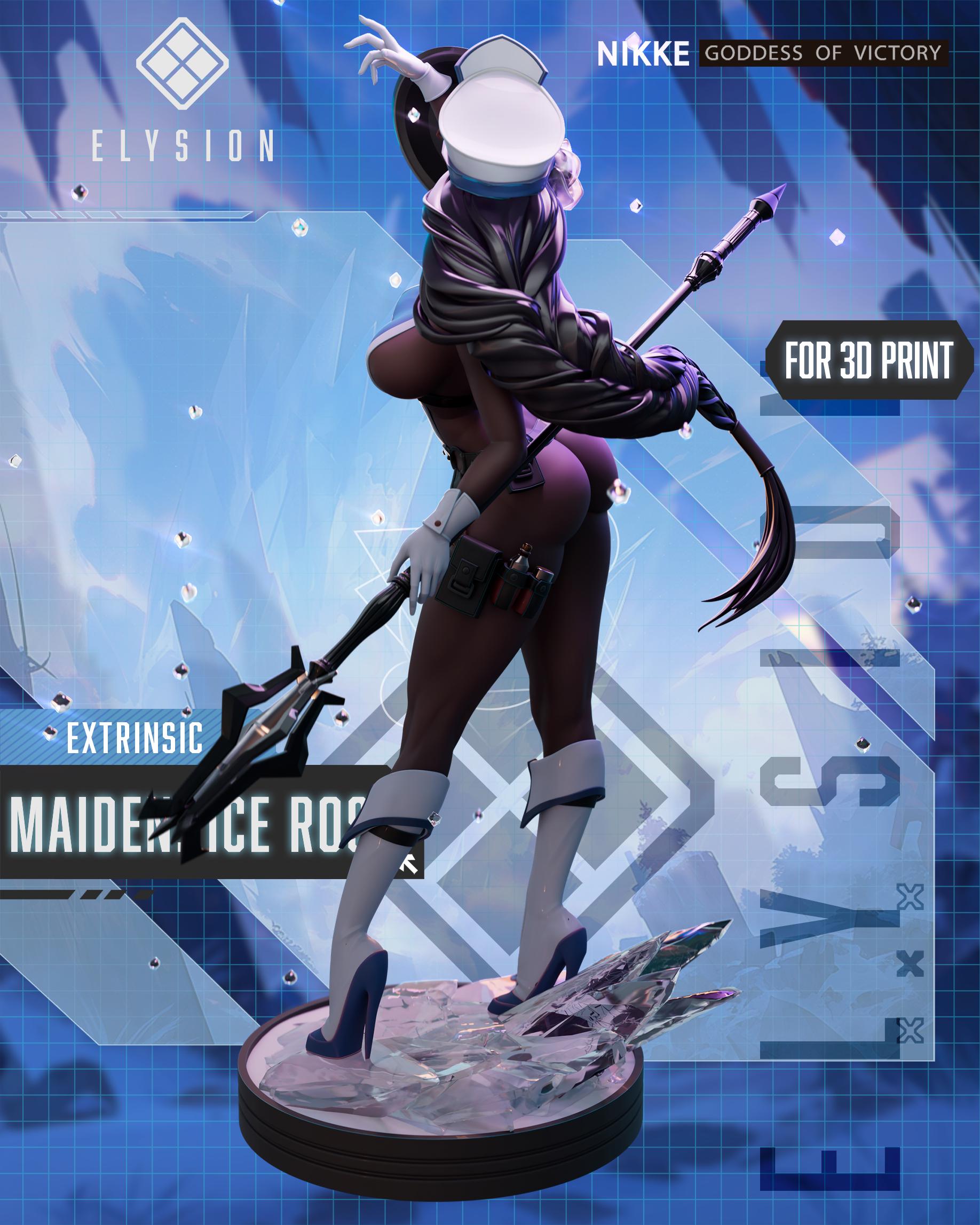 Figure Maiden Ice Rose - Goddess of Victory: Nikke - 1/7 Scale - Garage Kit Resin