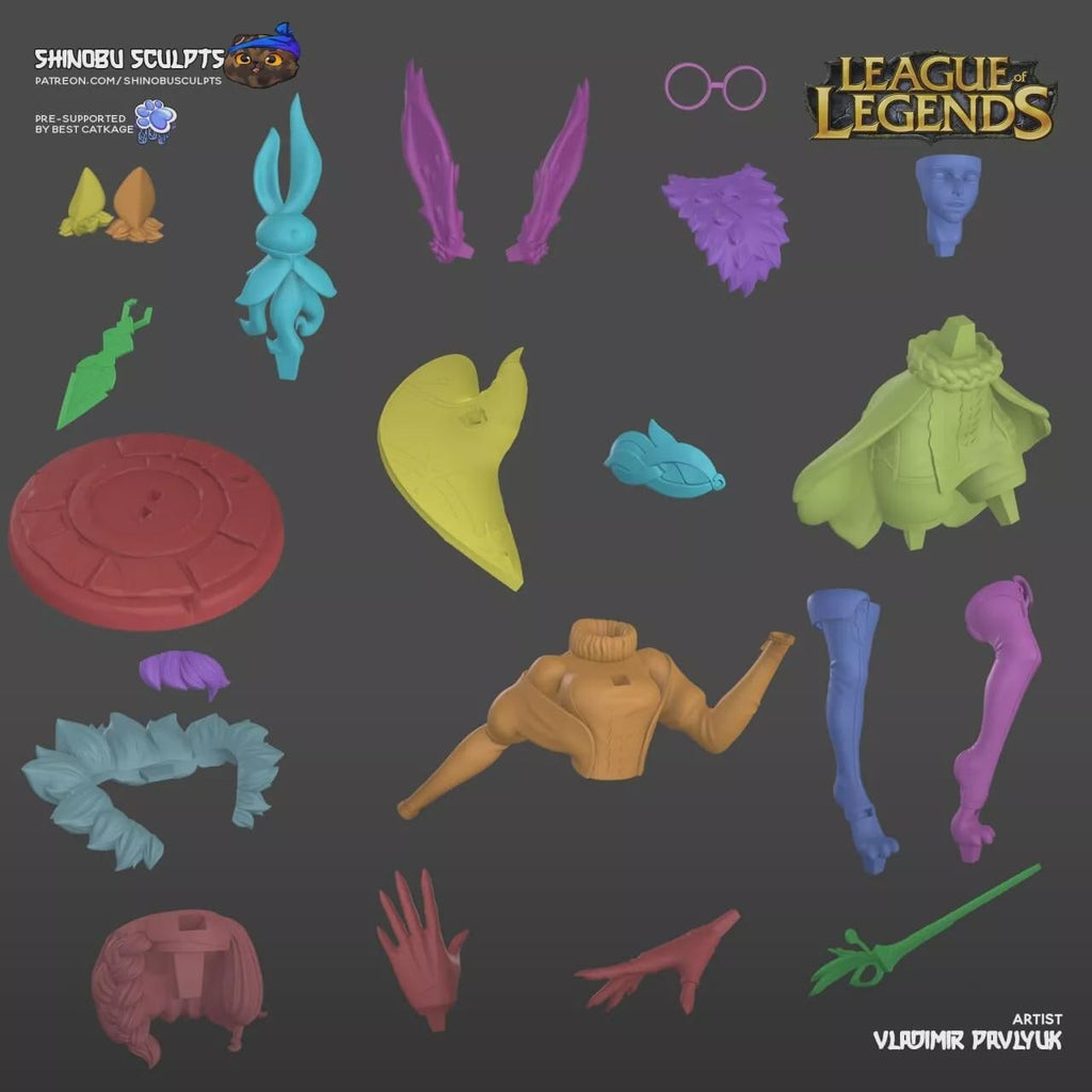 Figure Aurora - League of Legends - 1/7 Scale Garage Kit