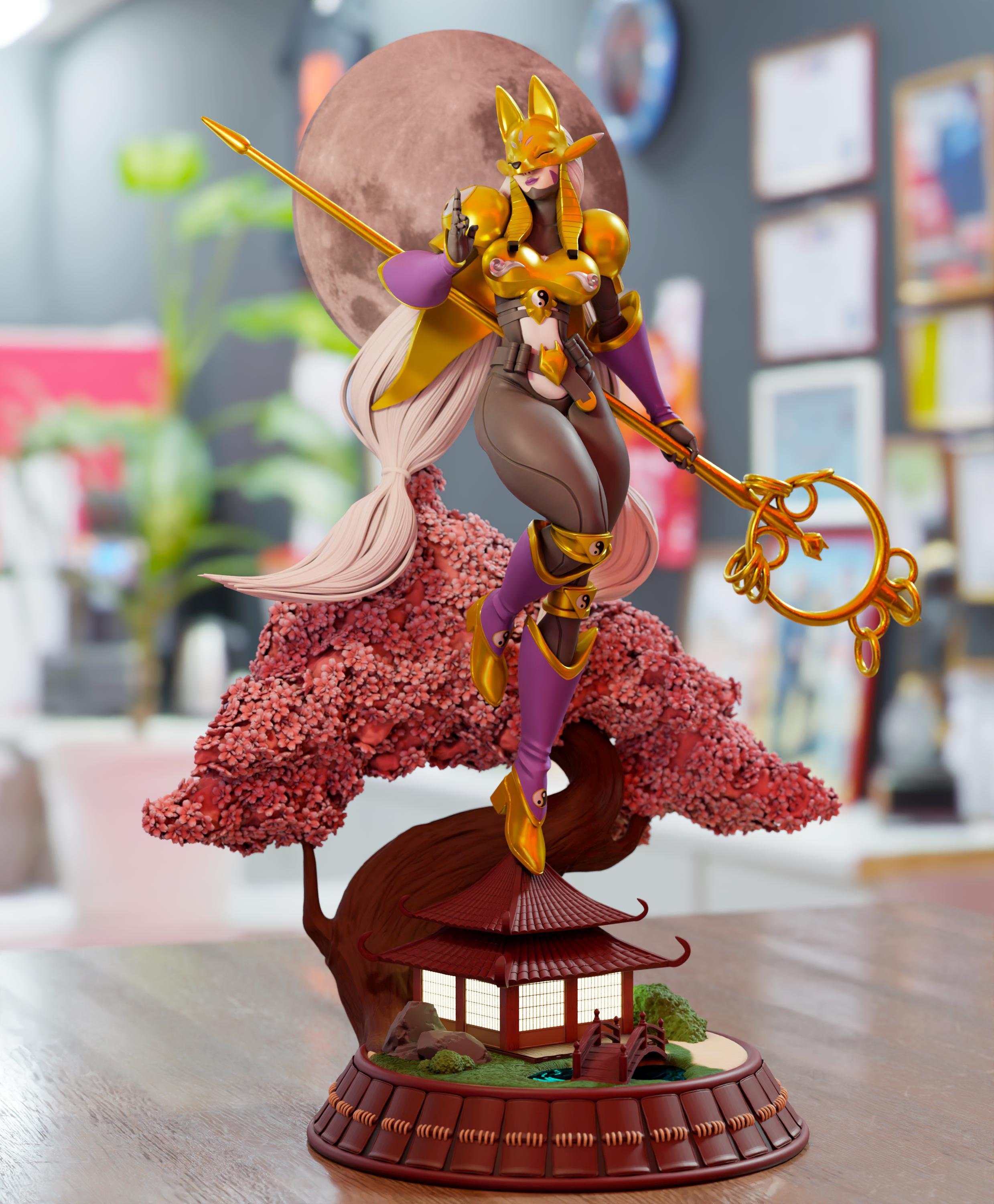 Figure Sakuyamon - Digimon - 1/6 Scale - Garage Kit