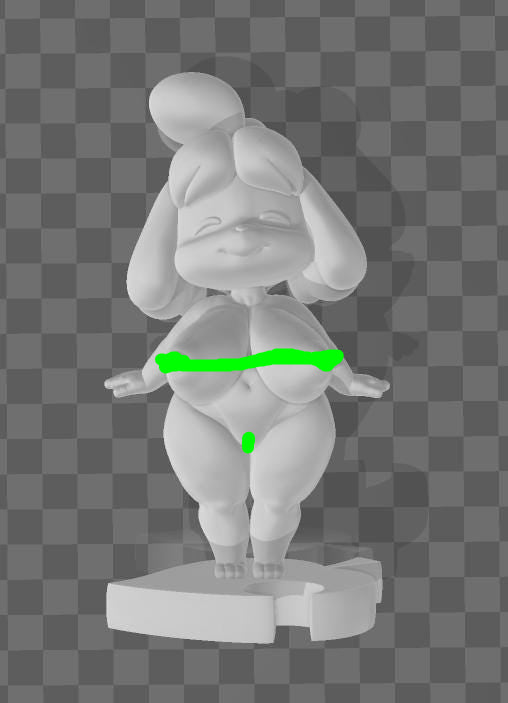 Figure Isabelle (Canela) de Animal Crossing - 1/6 Scale - Garage Kit