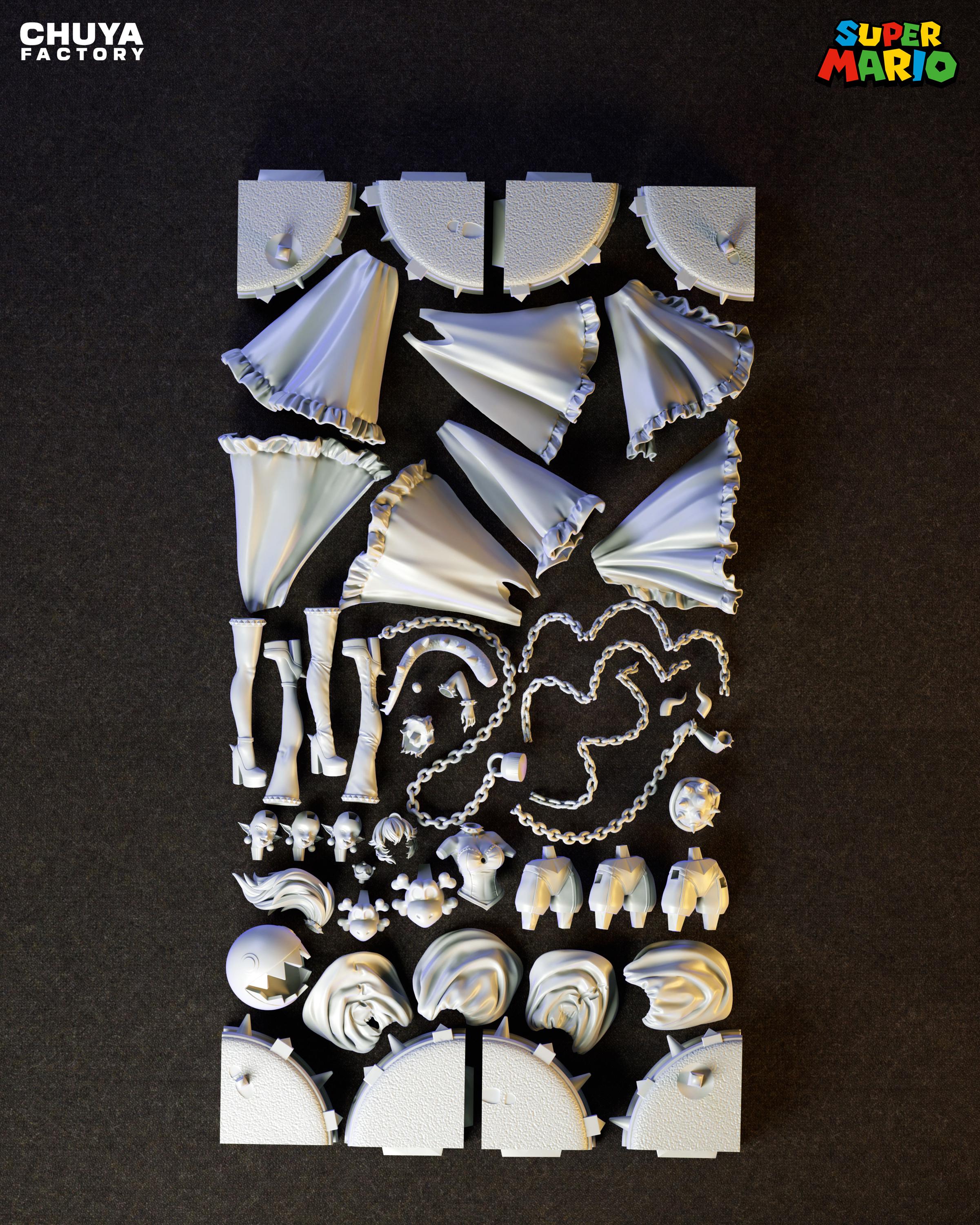 Figure Bowsette  - 1/7 Scale - Garage Kit Resin