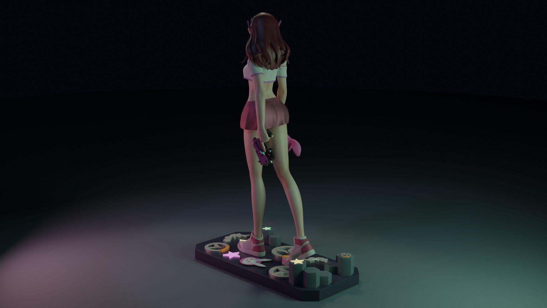 Figure D.Va - Overwatch - 1/7 Scale - Garage Kit Resin