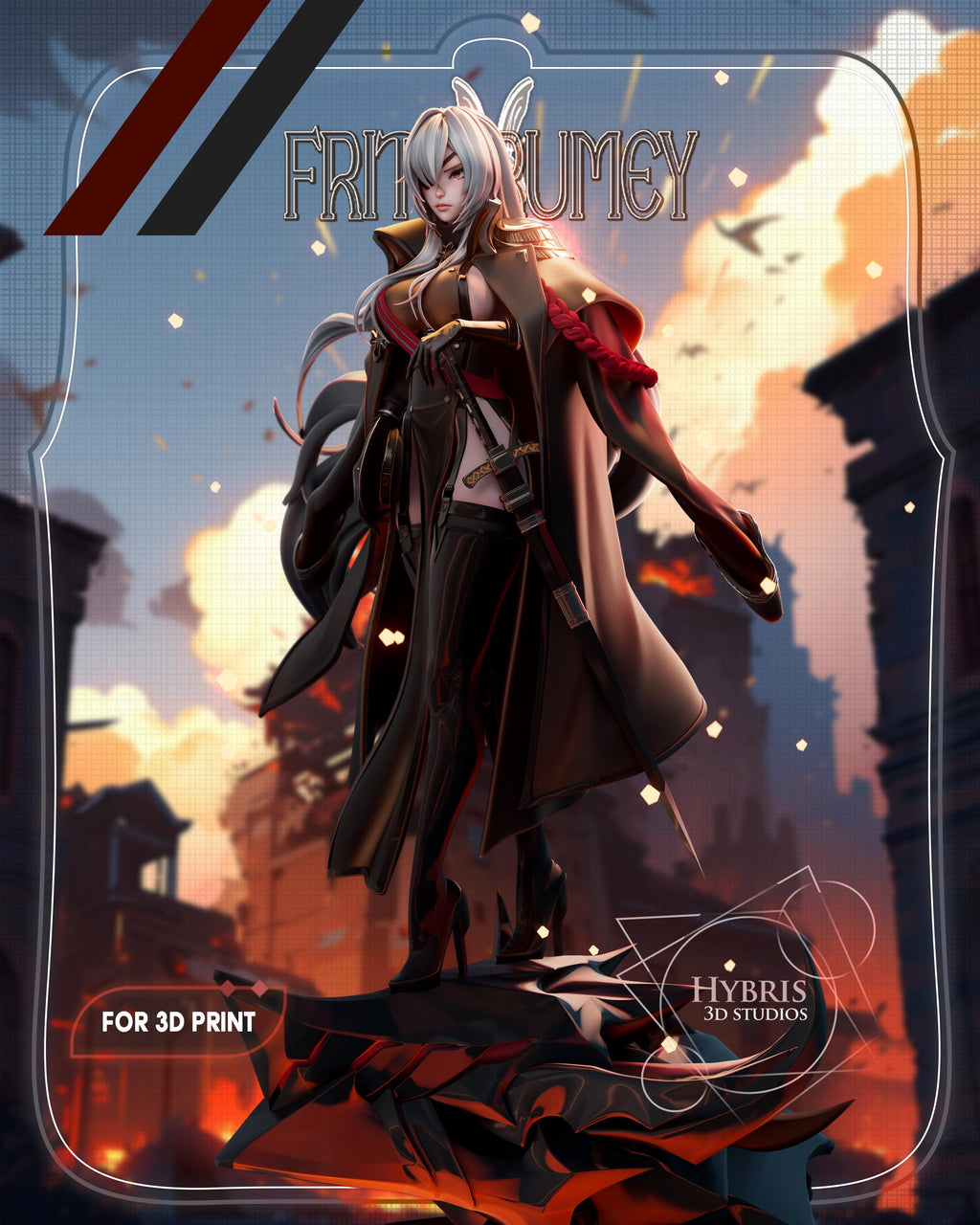 Figure KMS Fritz Rumey - Azur Lane - 1/7 Scale - Garage Kit