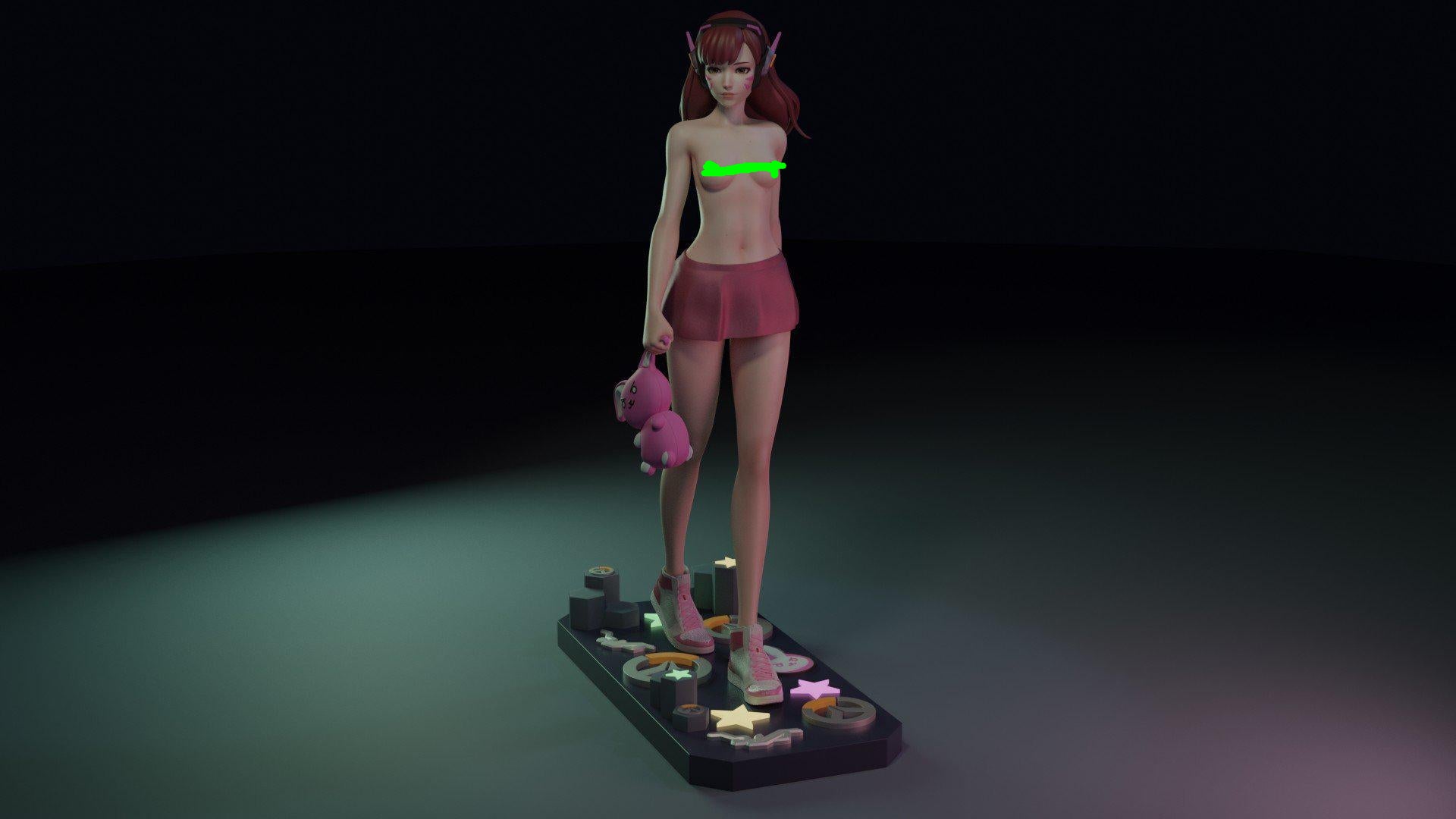 Figure D.Va - Overwatch - 1/7 Scale - Garage Kit Resin