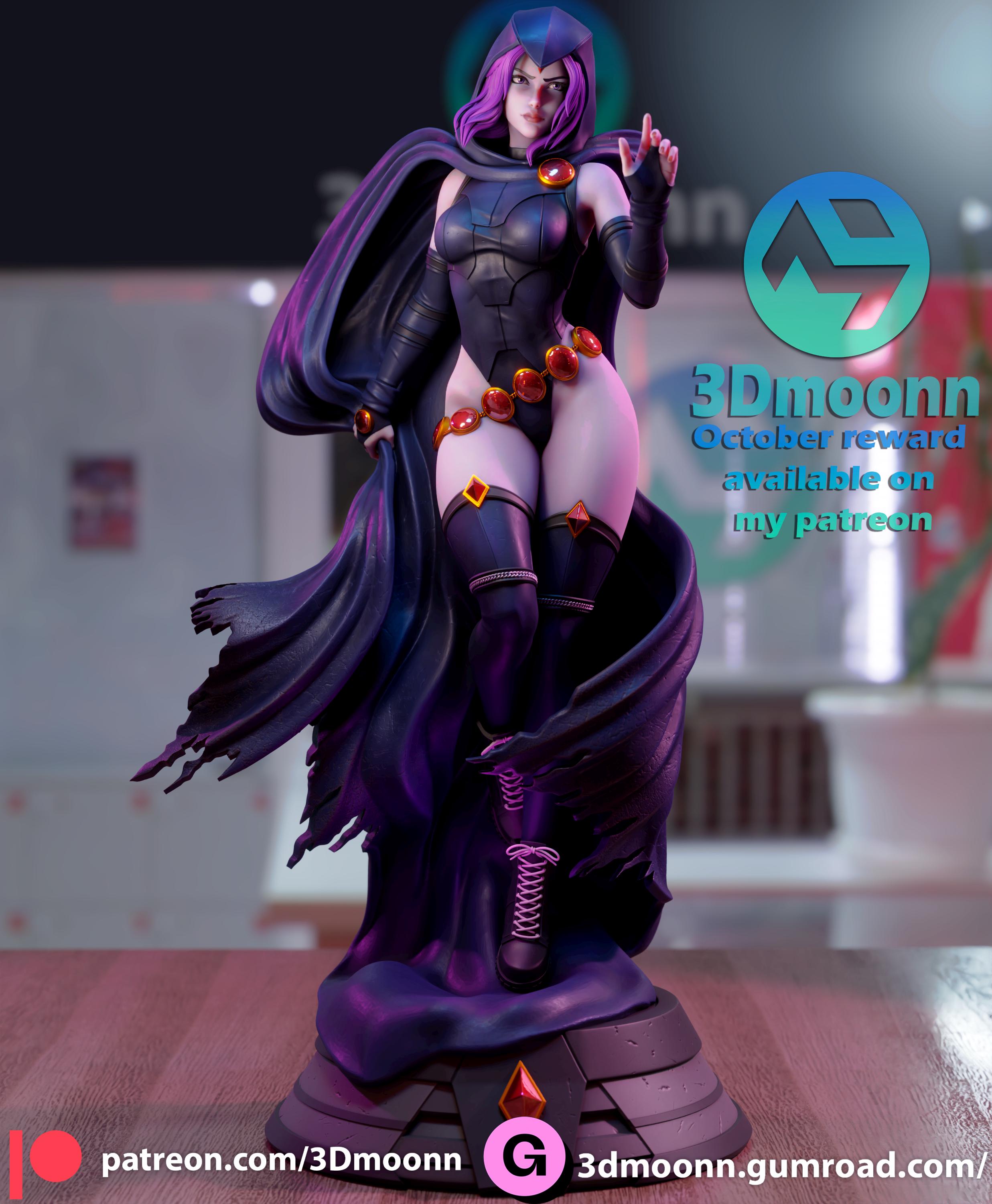 Figure Raven (Rachel Roth) - DC - 1/7 Scale - Garage Kit