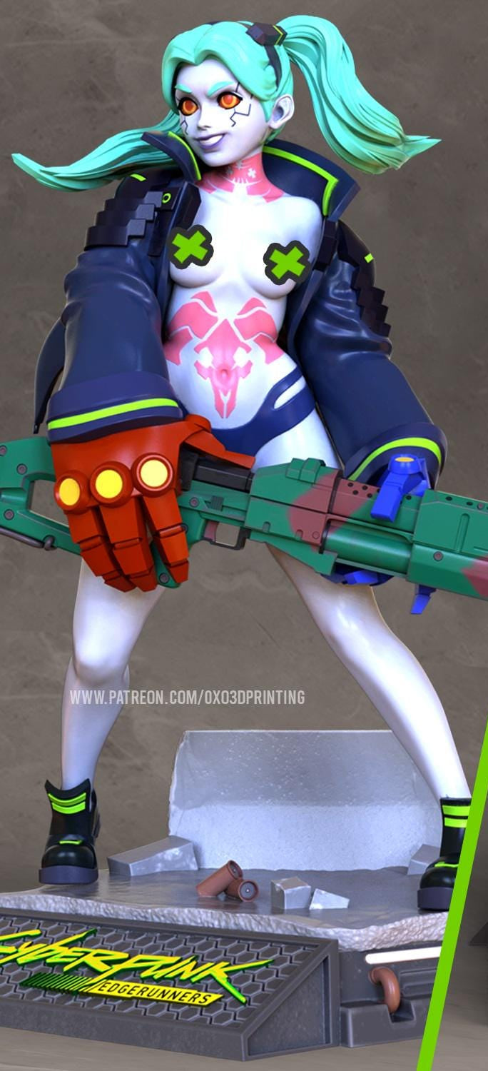 Figure Rebecca - Cyberpunk Edgerunners - 1/8 Scale - Garage Kit
