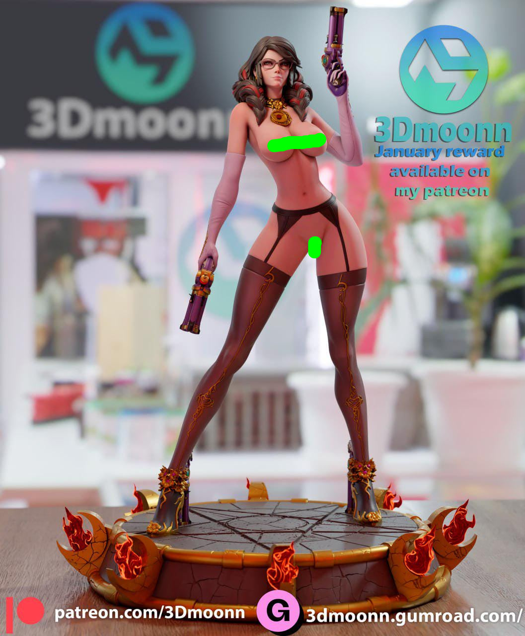 Figure Bayonetta - 1/7 Scale - Garage Kit Resin