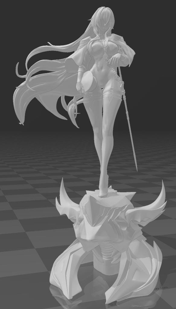 Figure KMS Fritz Rumey - Azur Lane - 1/7 Scale - Garage Kit