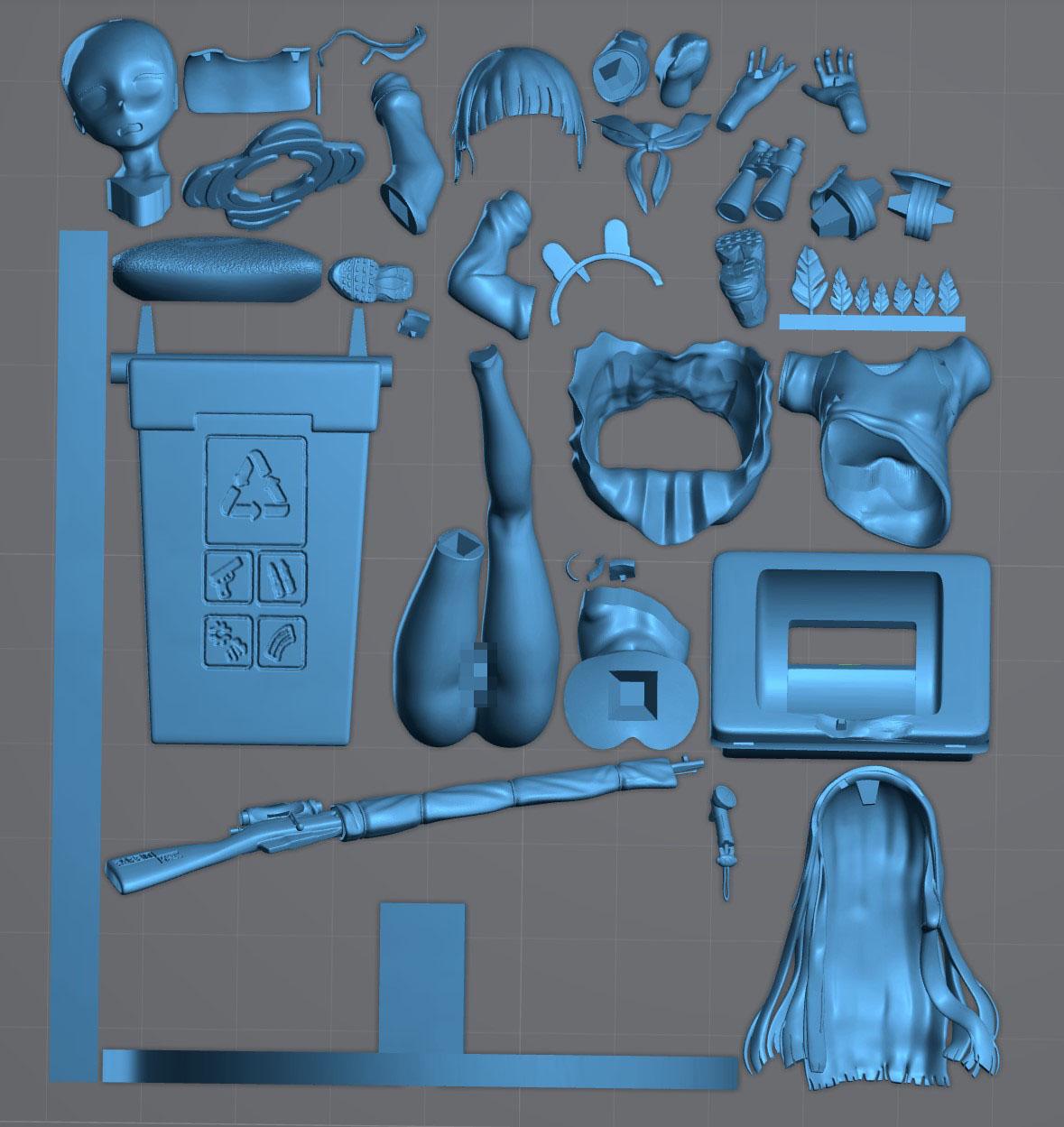Figure Miyu - Blue Archive - 1/7 Scale - Garage Kit