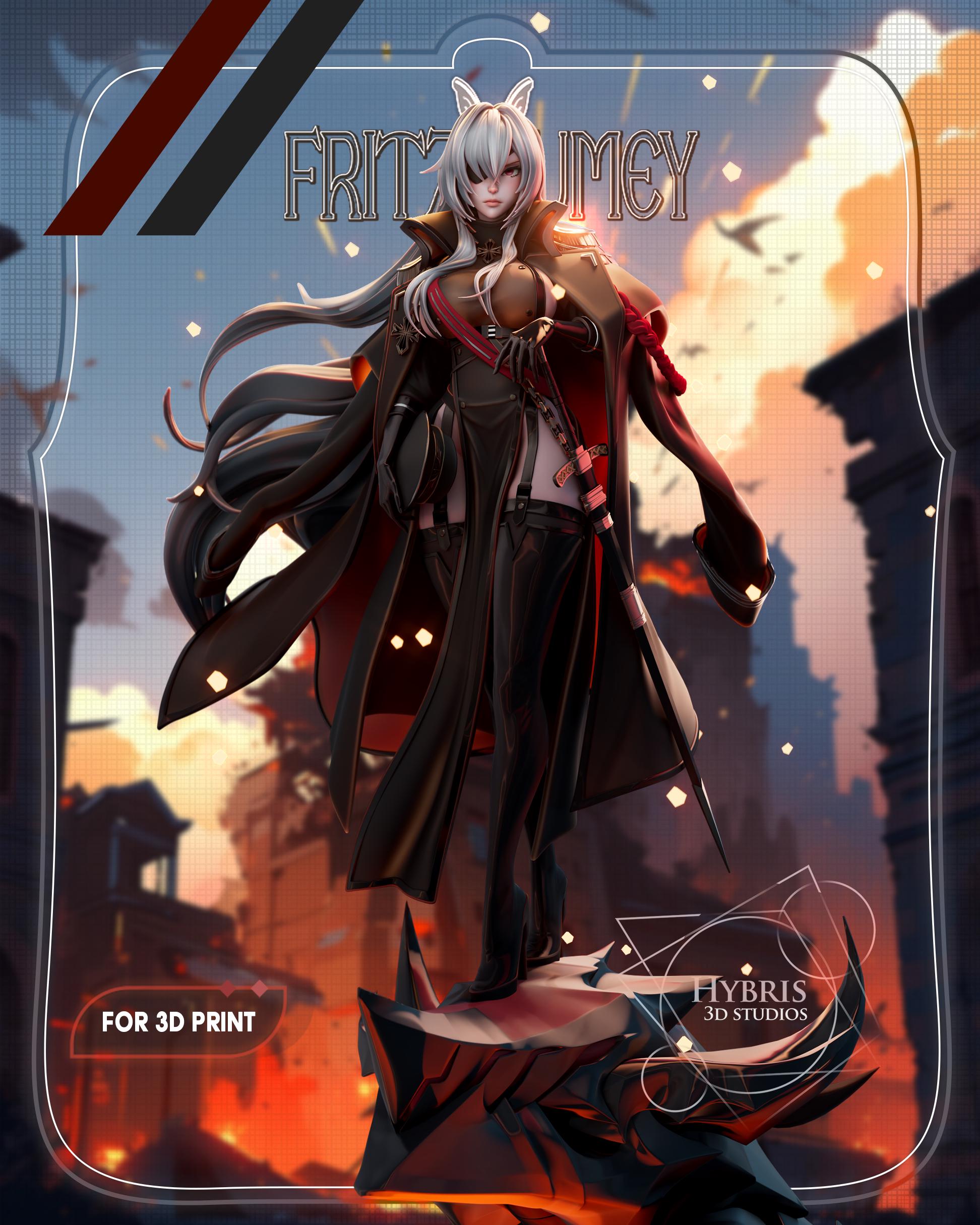 Figure KMS Fritz Rumey - Azur Lane - 1/7 Scale - Garage Kit