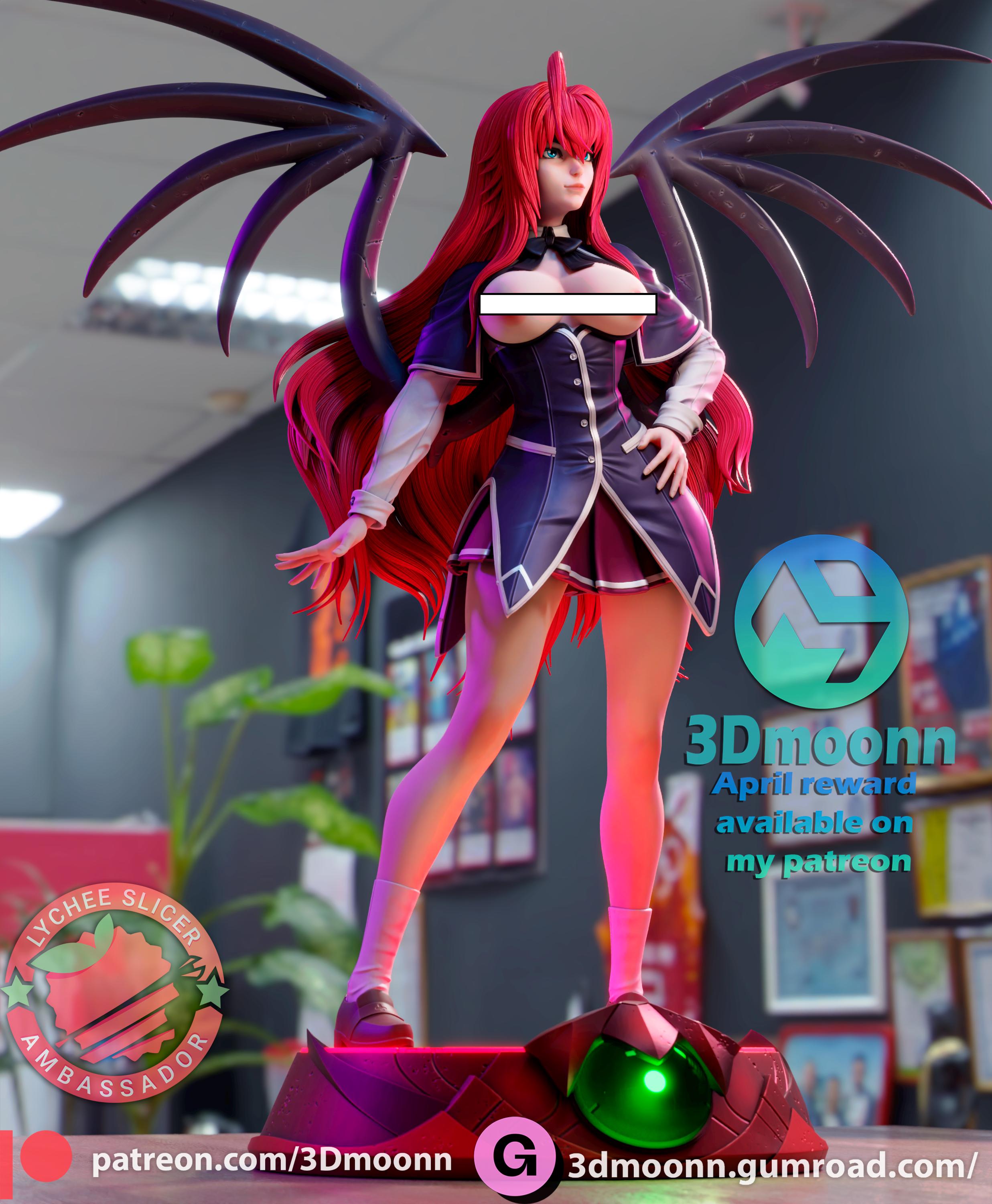 Figure Rias Gremory - 1/7 Scale - Garage Kit Resin