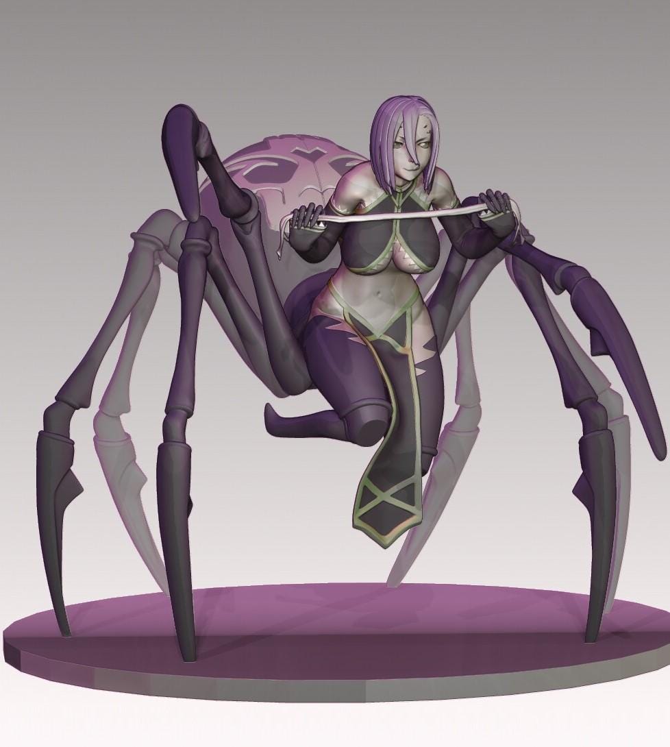 Figure Rachnera - Monster musume - 1/7 Scale - Garage Kit Resin