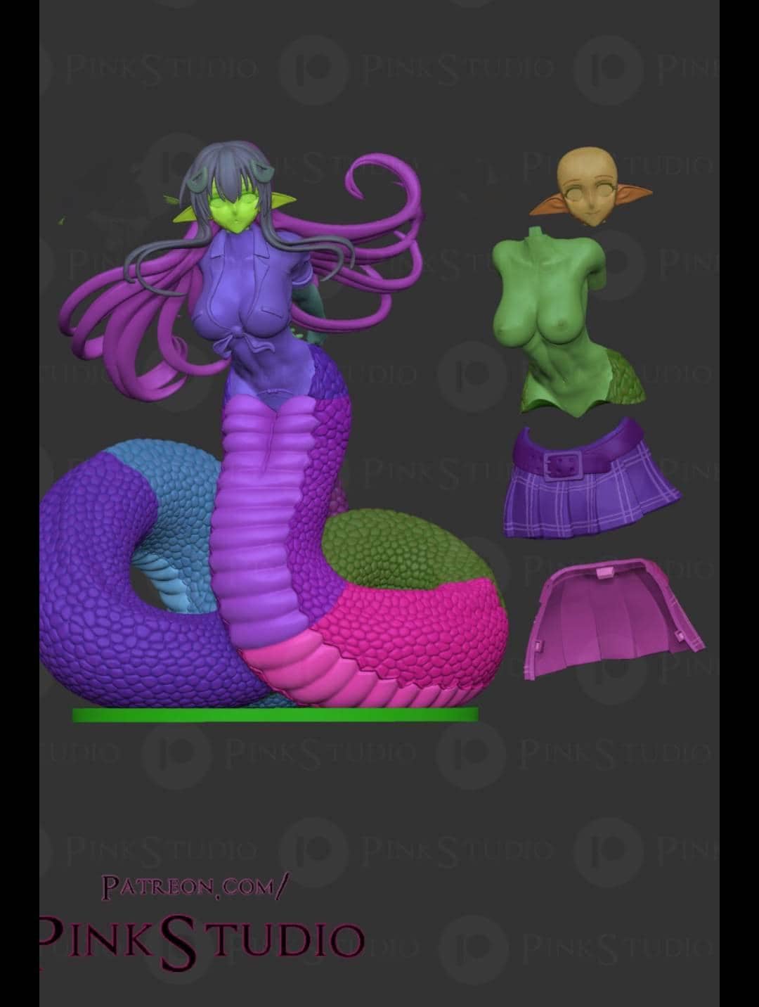 Figure Miia - Monster musume - 1/7 Scale - Garage Kit