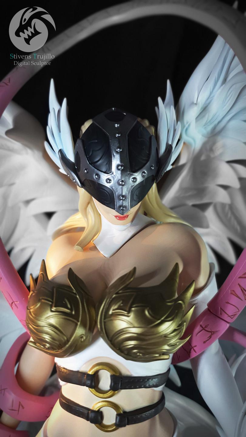 Figure Angewomon - Digimon - 1/6 Scale - Garage Kit Resin