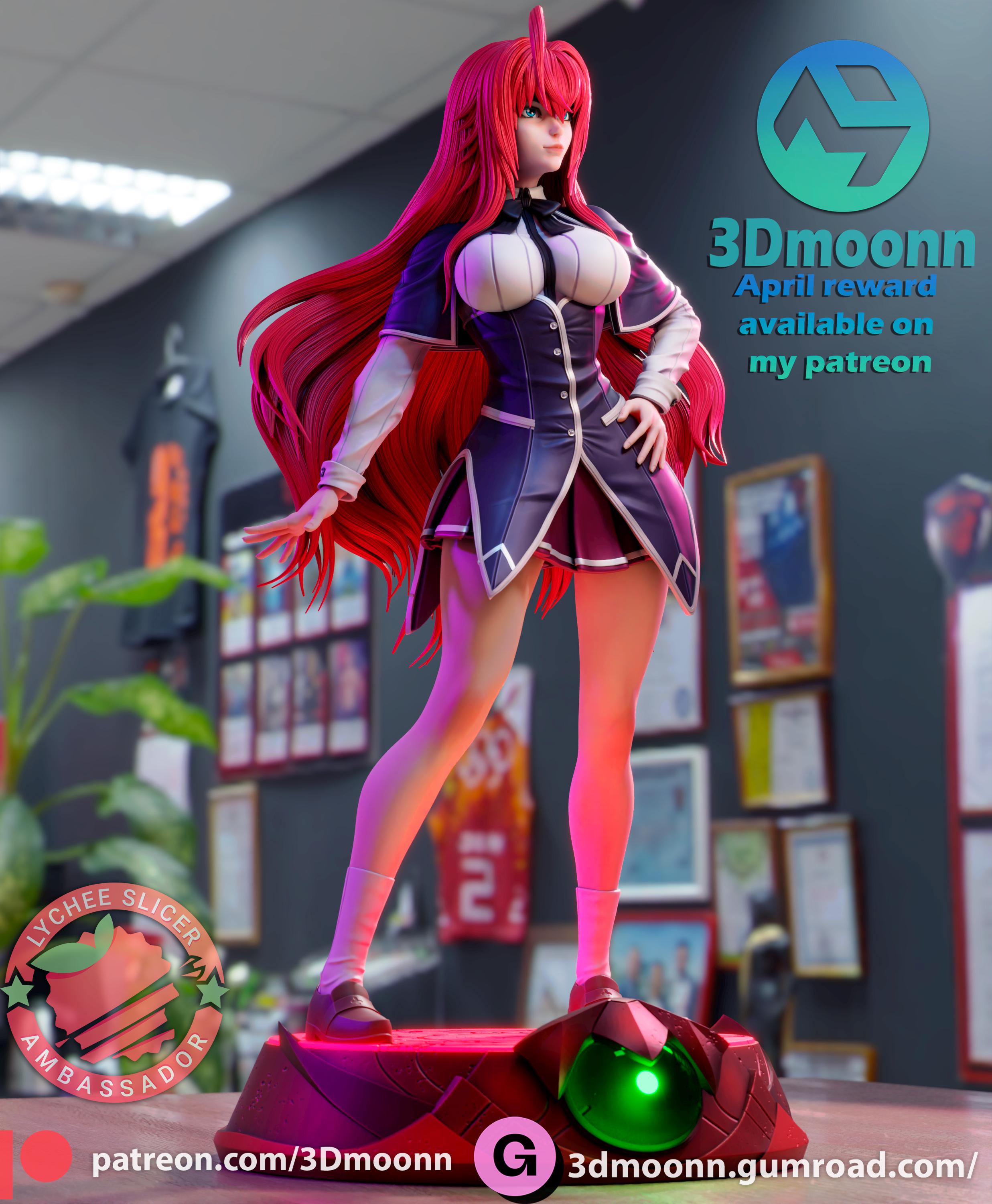Figure Rias Gremory - 1/7 Scale - Garage Kit Resin