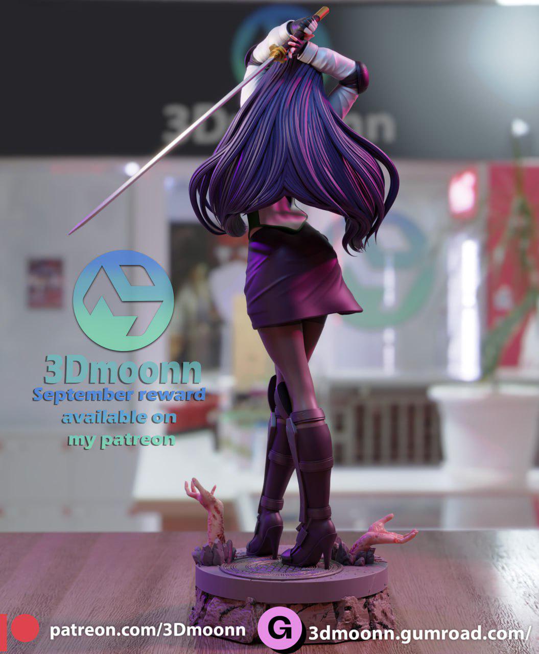 Figure Saeko Busujima - Highschool of the Dead - 1/6 Scale - Garage Kit