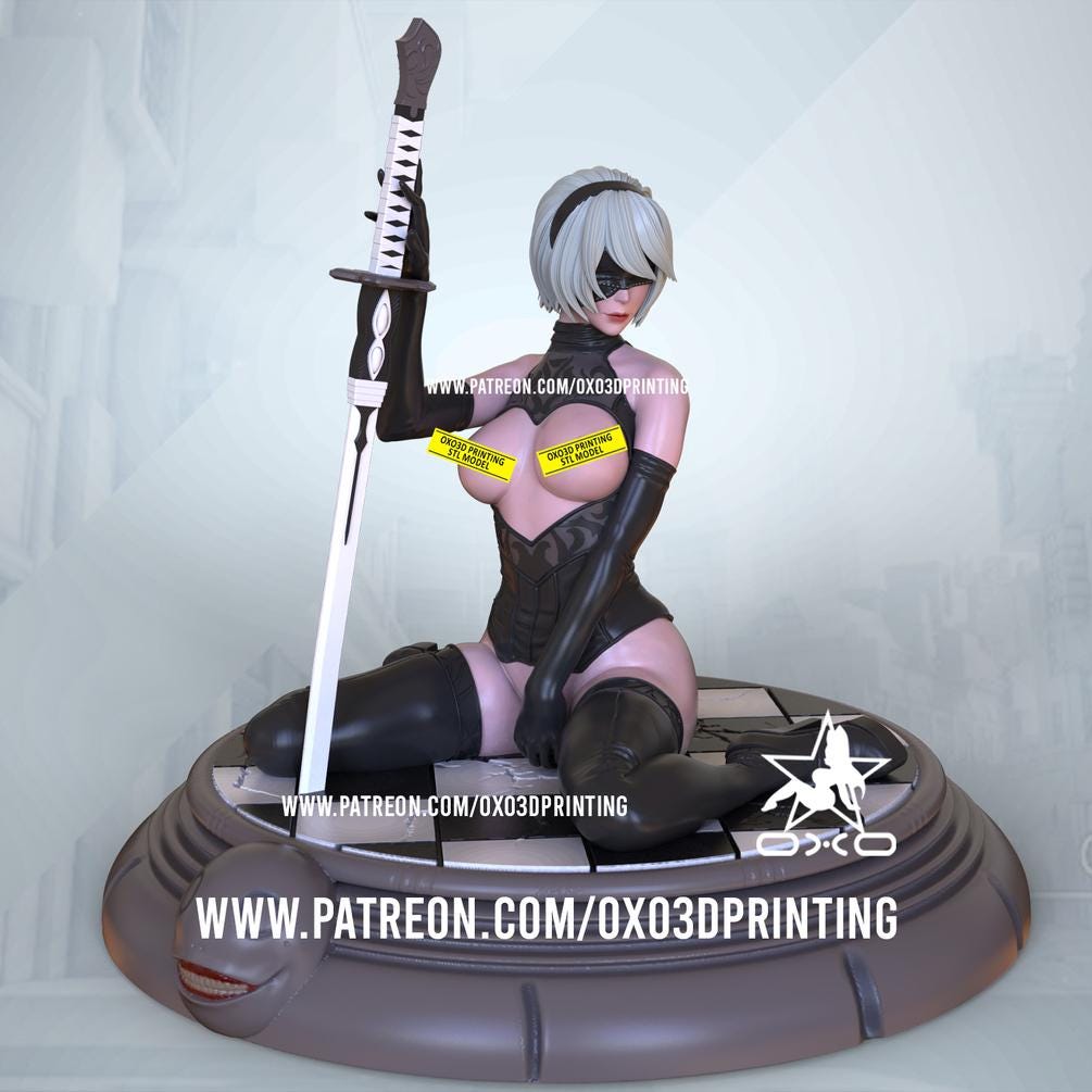 Figure 2B - NieR: Automata - 1/8 Scale - Garage Kit