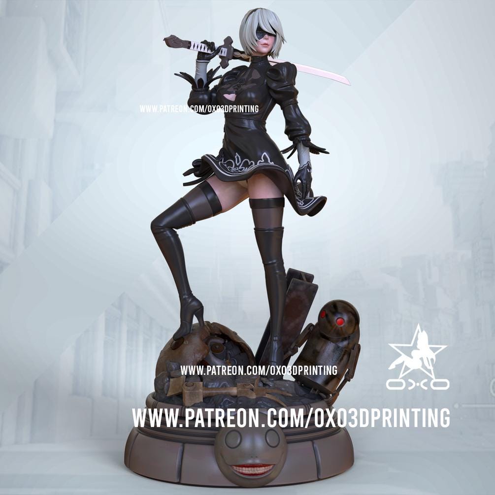 Figure 2B - NieR: Automata - 1/8 Scale - Garage Kit