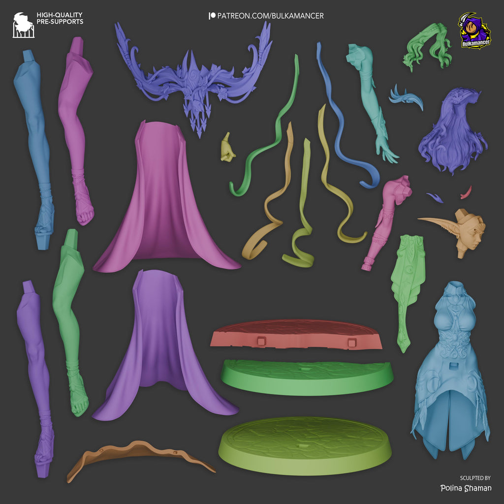Tyrande Whisperwind - World of Warcraft - 1/7 Scale - Garage Kit Resin