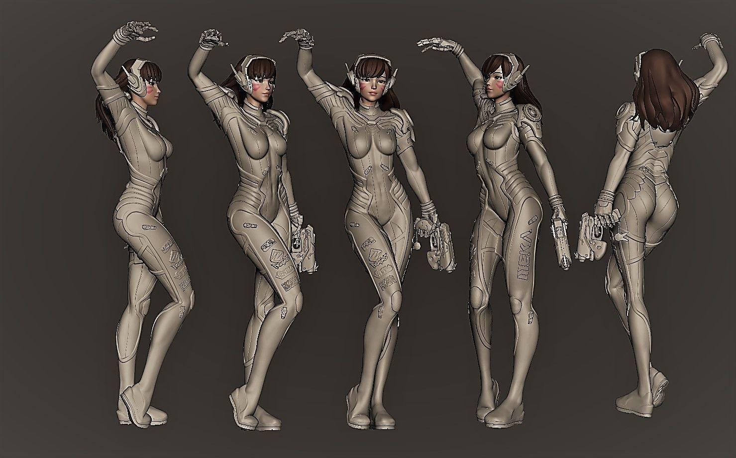 Figure D.Va - Overwatch - 1/7  Scale - Garage Kit