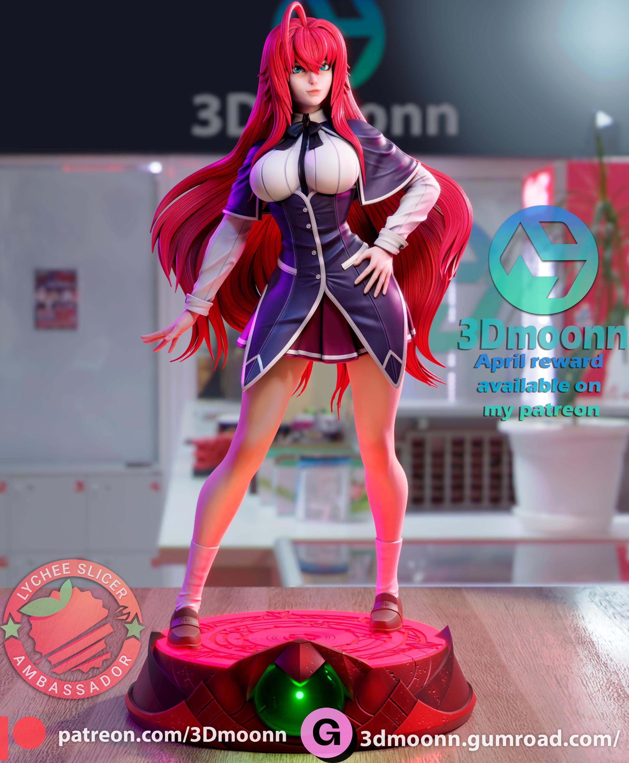 Figure Rias Gremory - 1/7 Scale - Garage Kit Resin