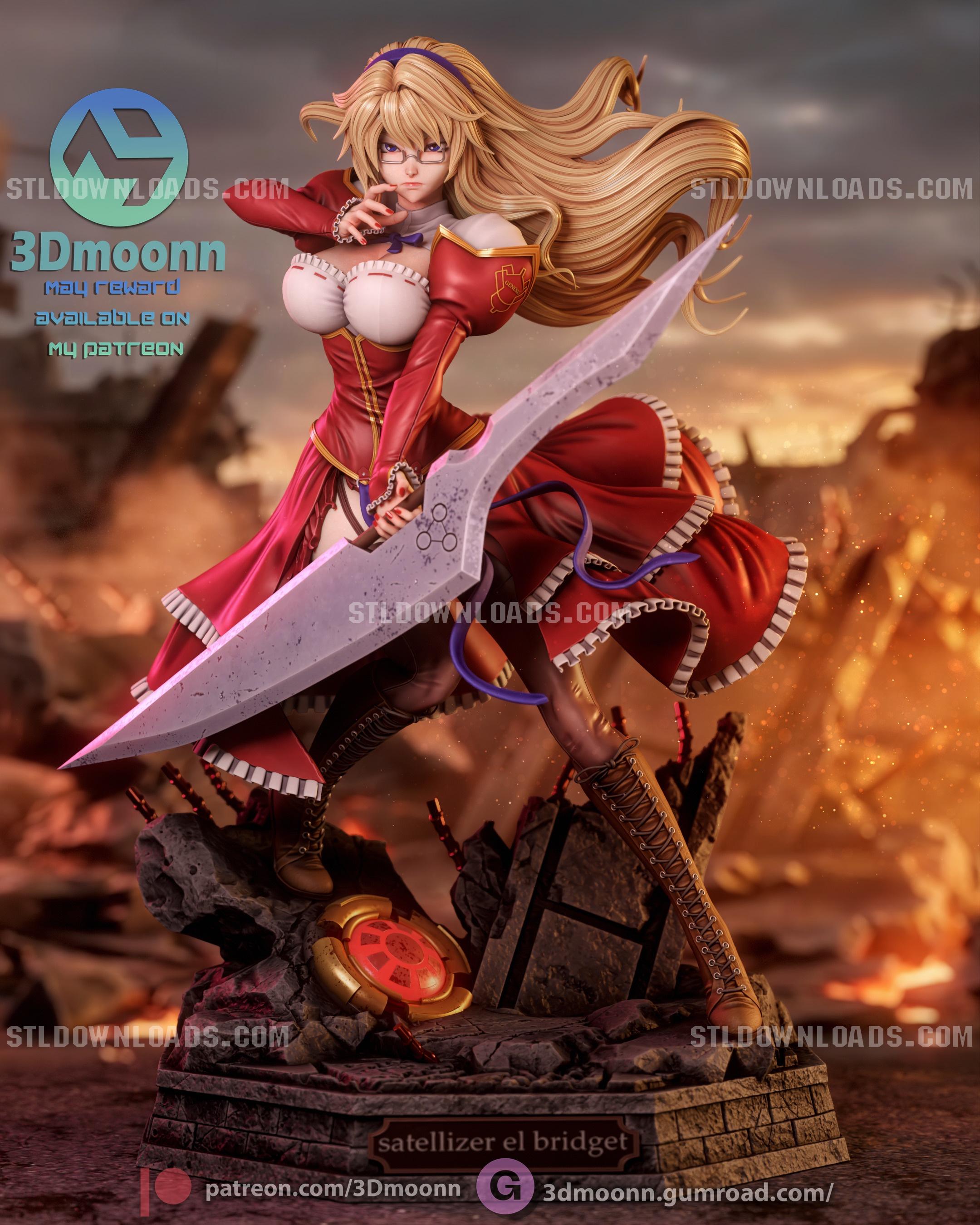 Satellizer L. Bridget - Freezing - 1/6 Scale - Garage Kit Resin