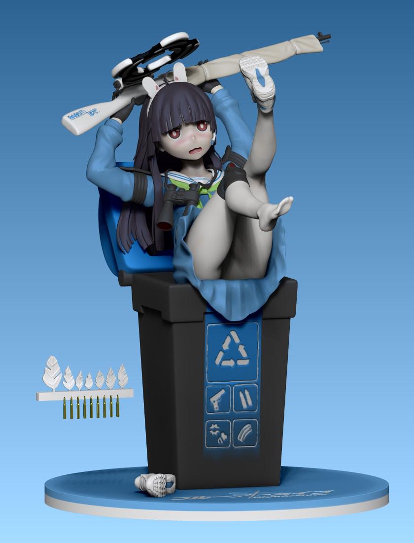 Figure Miyu - Blue Archive - 1/7 Scale - Garage Kit