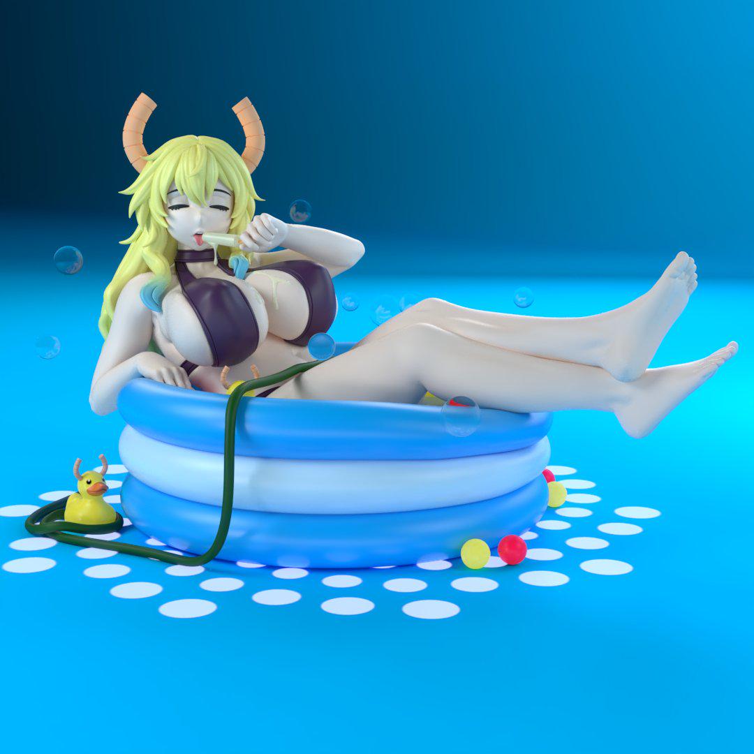 Figure Lucoa (Quetzalcóatl) - Kobayashi-san  - 1/6 Scale - Garage Kit