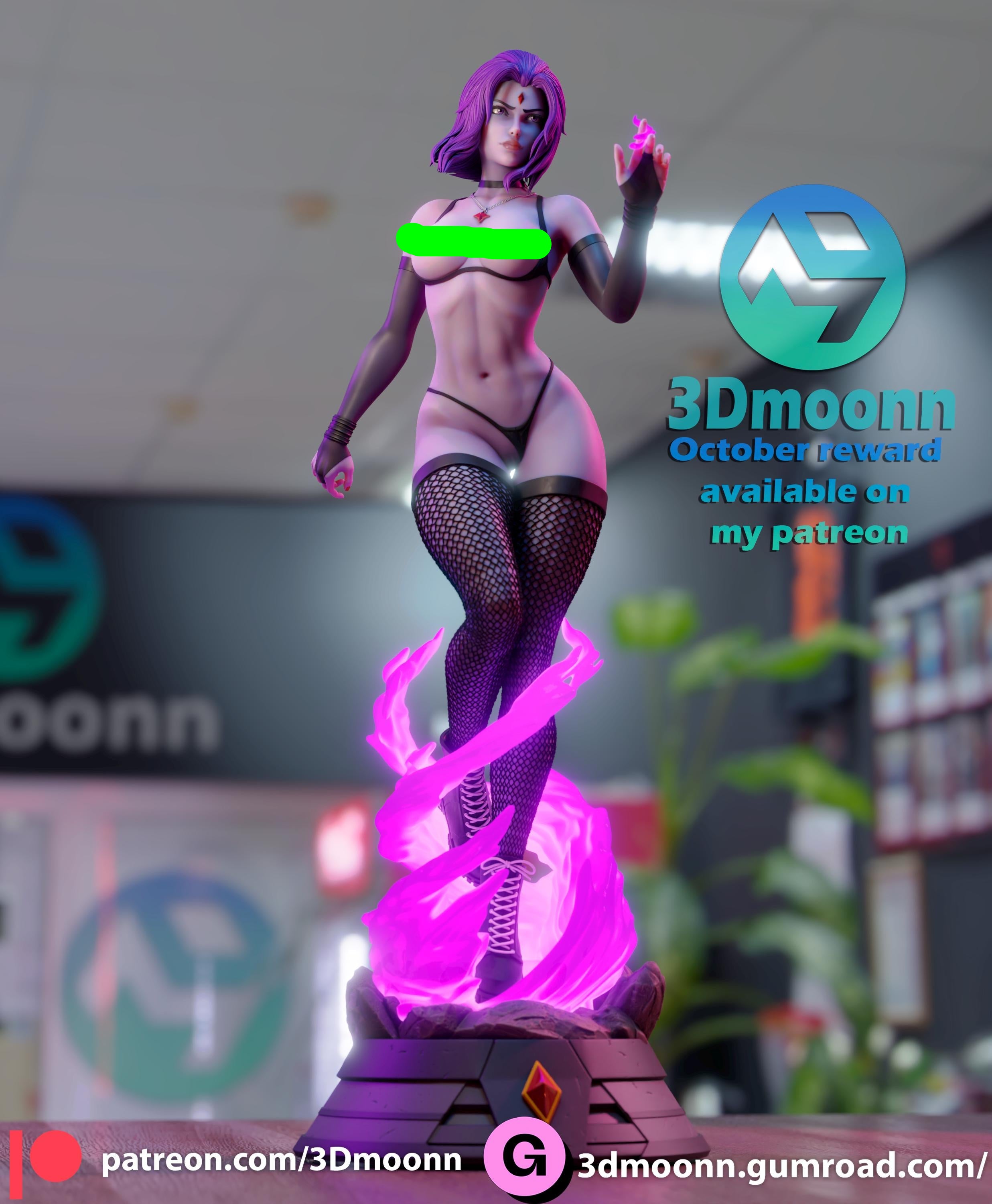Figure Raven (Rachel Roth) - DC - 1/7 Scale - Garage Kit